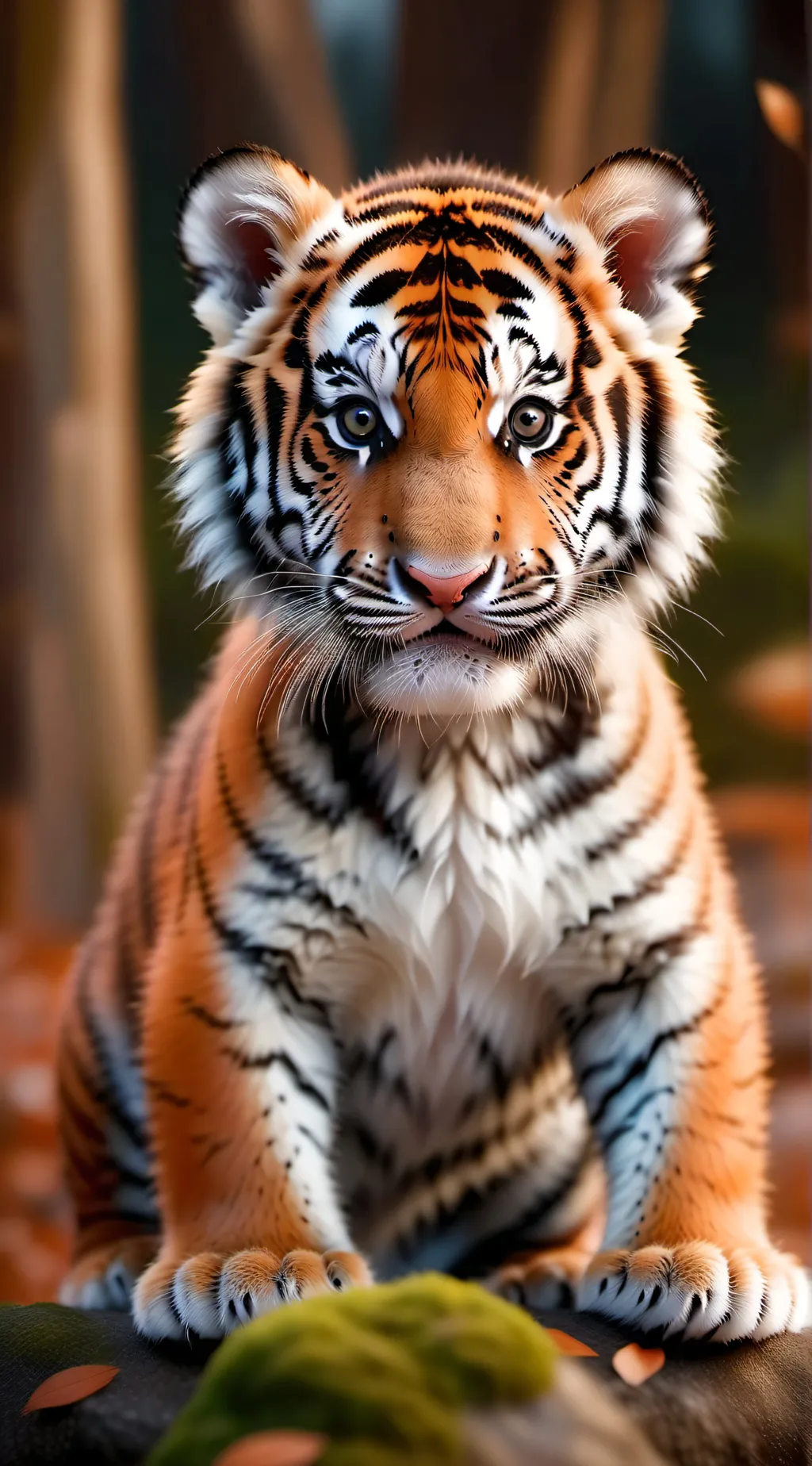 ai character: tiger cub background