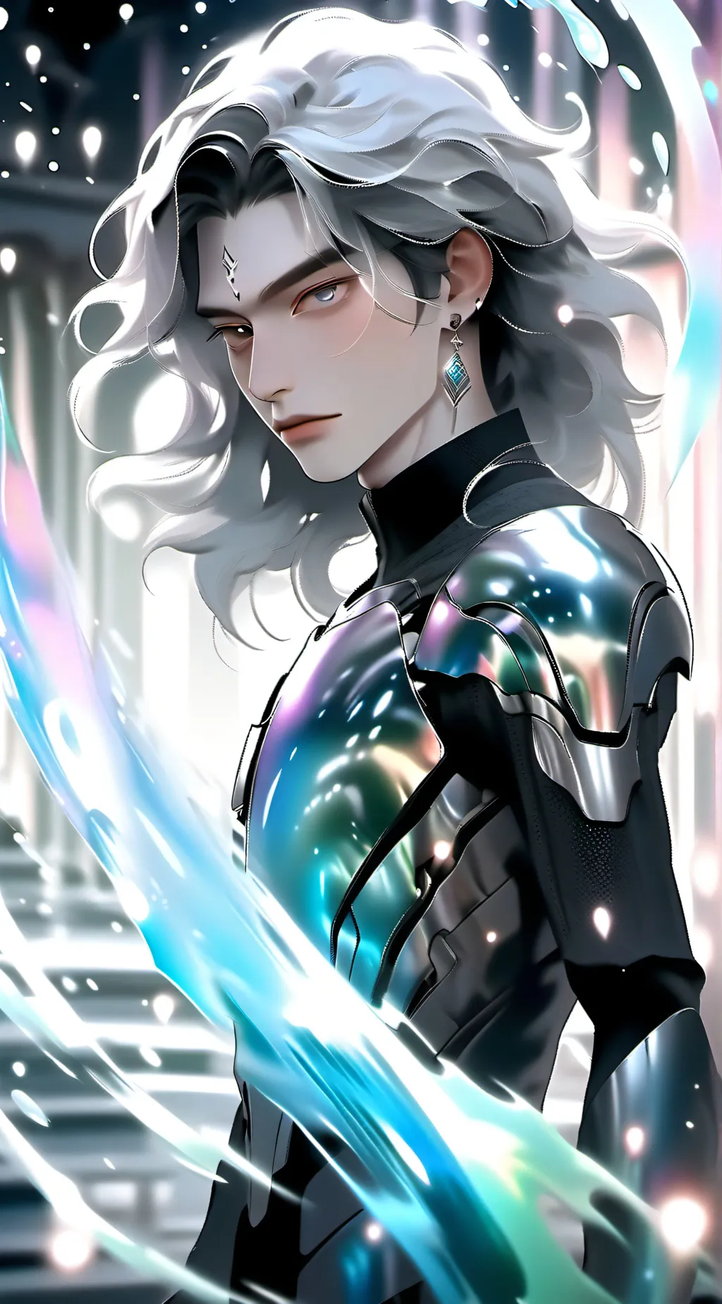 ai character: Zach. background