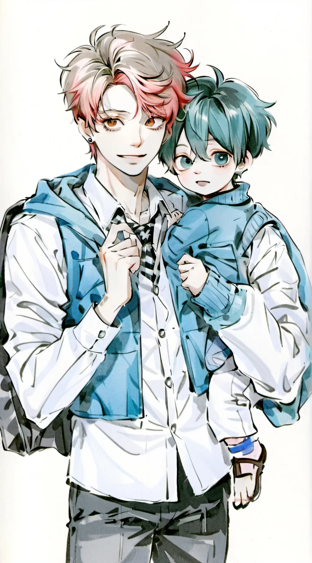 ai character: bakugo genderbend background