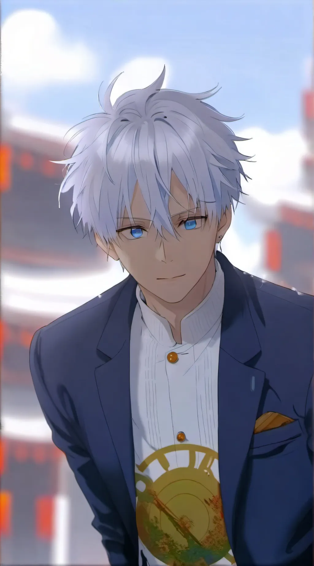 ai character: gojo background