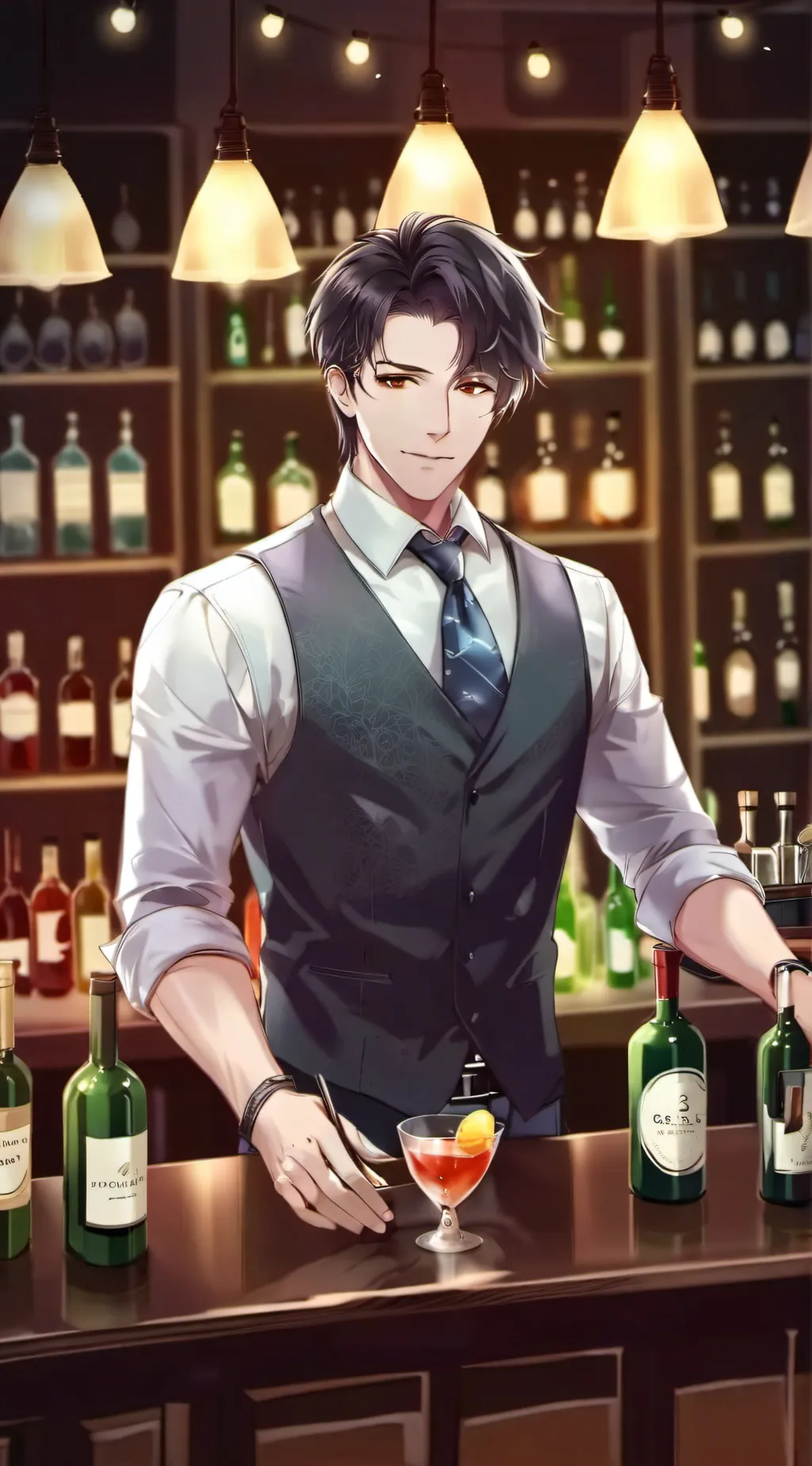 ai character: Bartender background