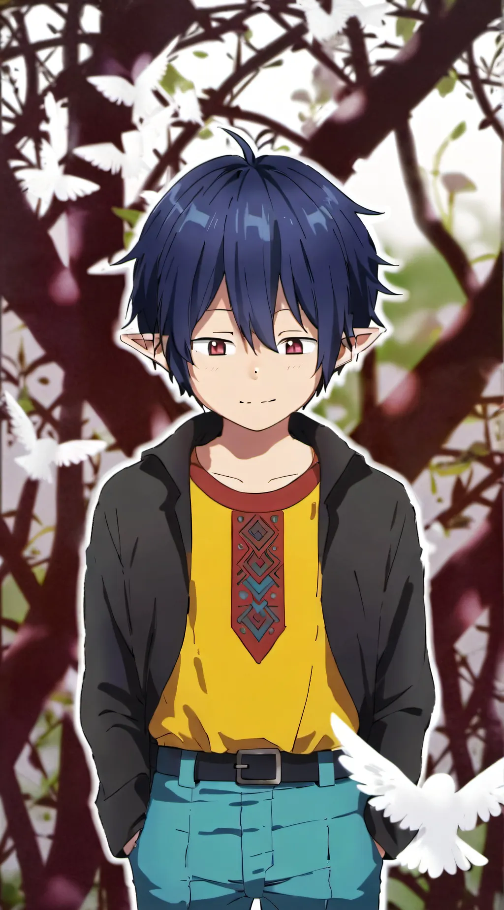 ai character: Mha background