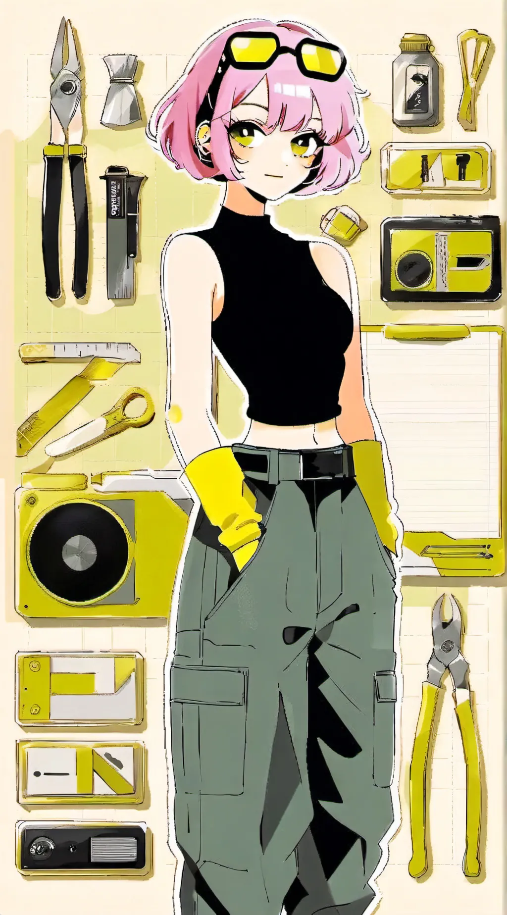 ai character: Mei Hatsume background