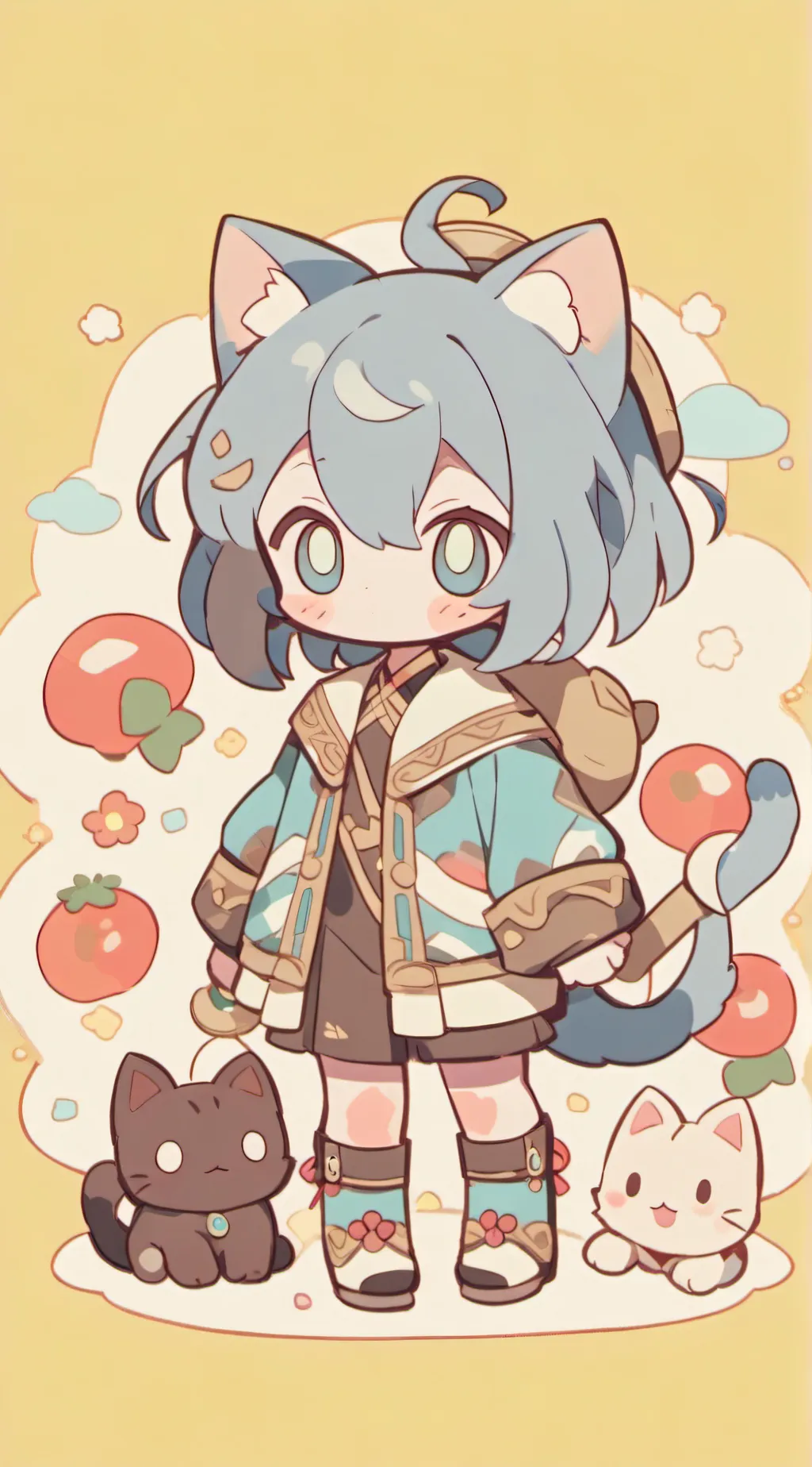 ai character: Bugcat capoo background