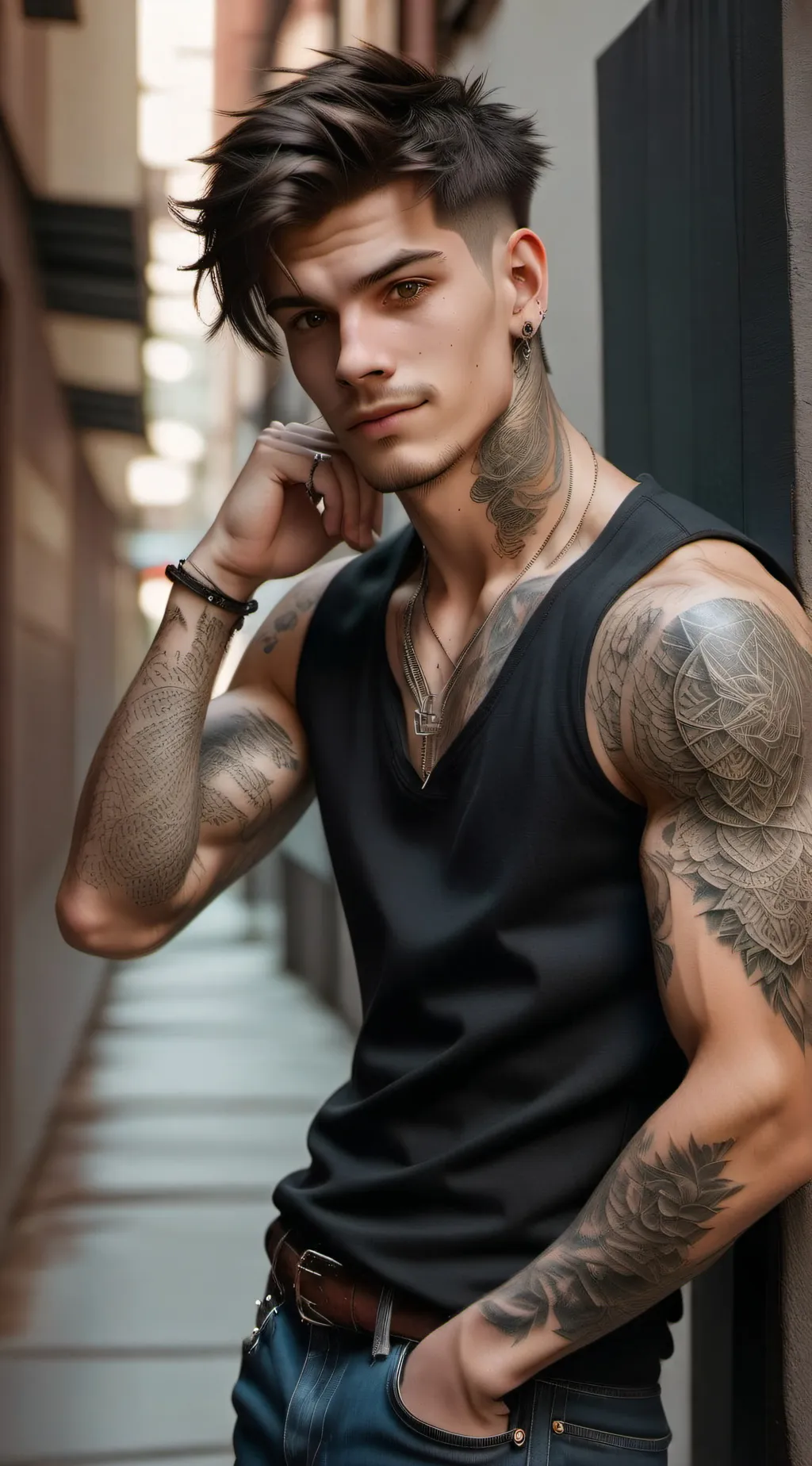 ai character: Tyler background