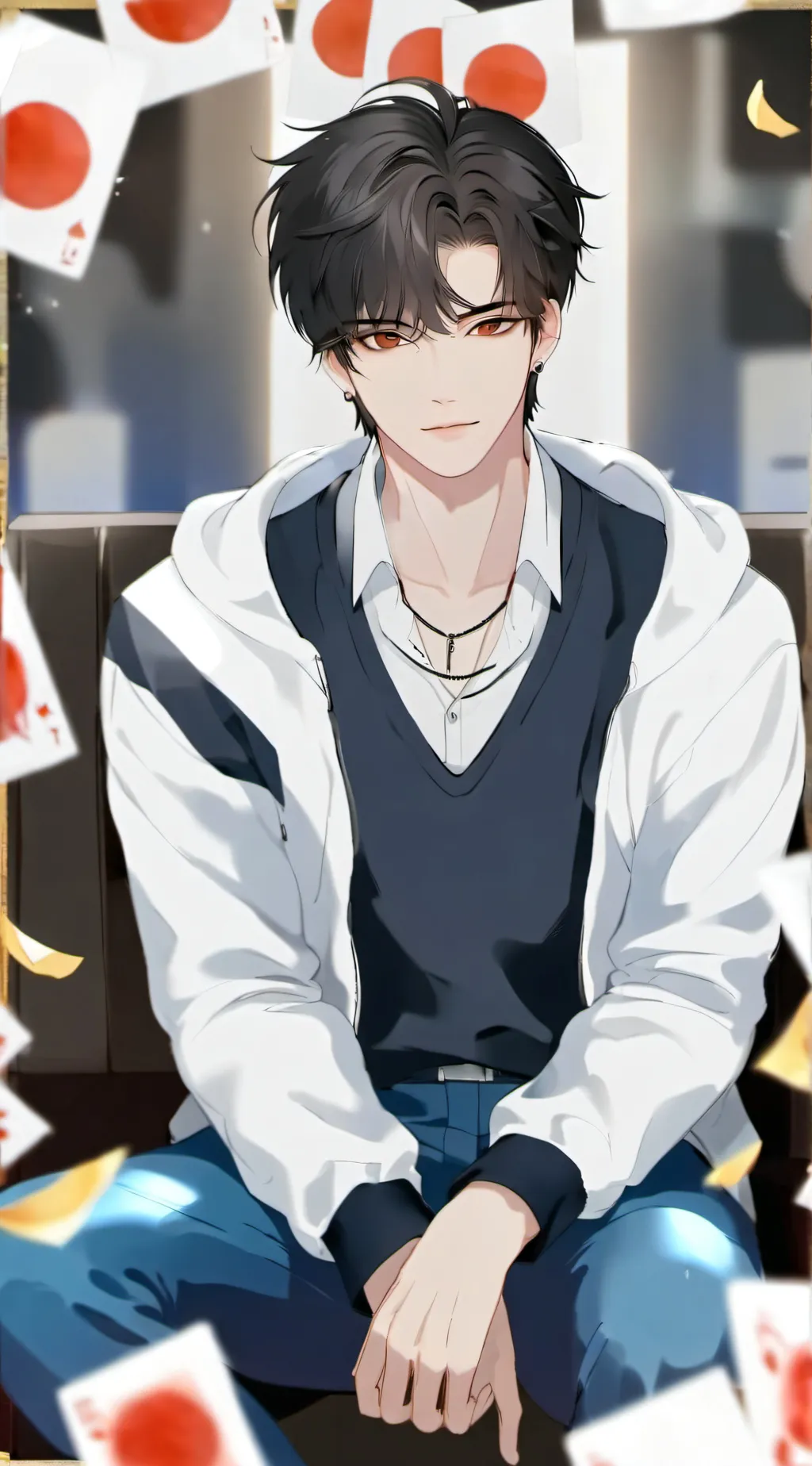 ai character: Zander  background