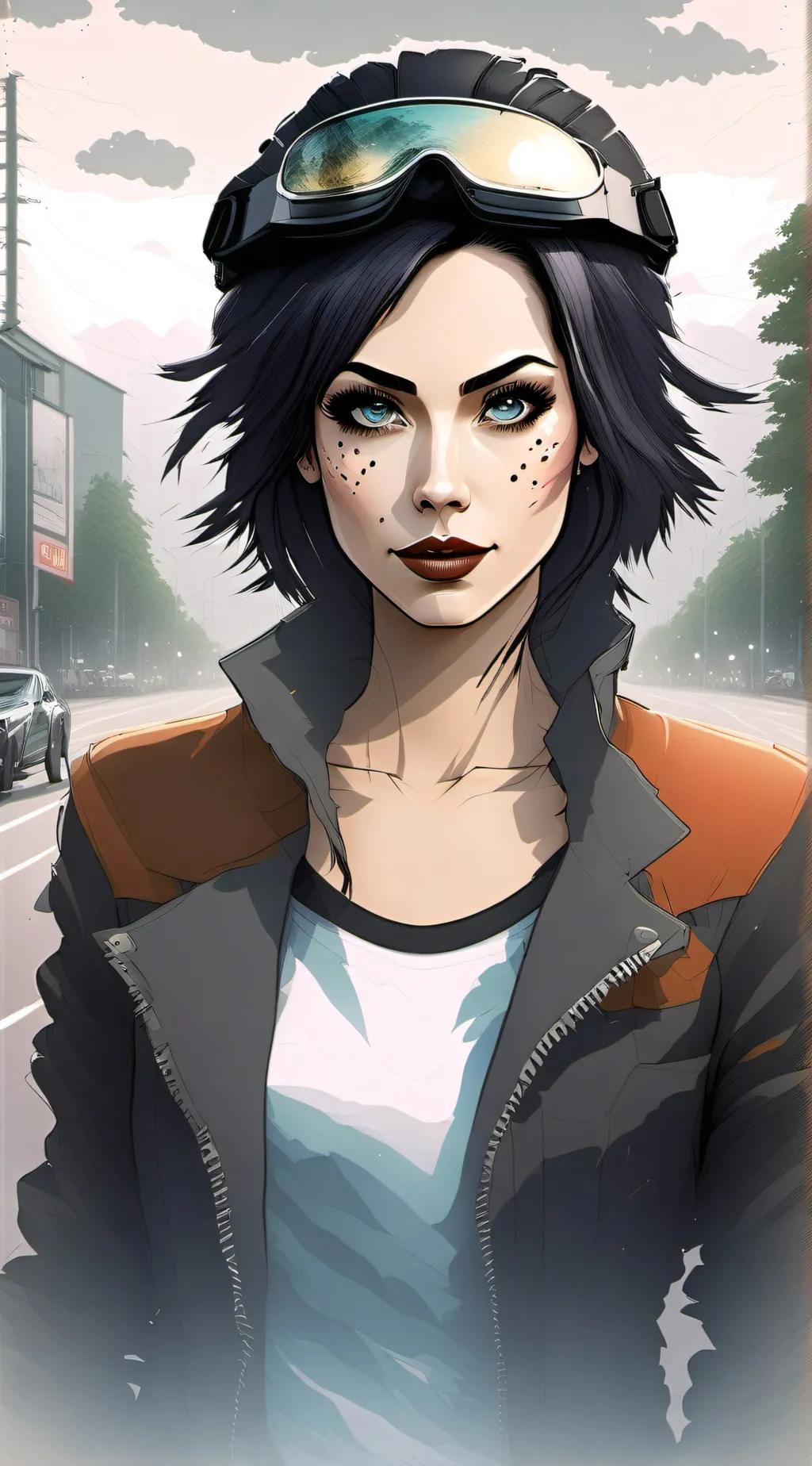 ai character: Helga background