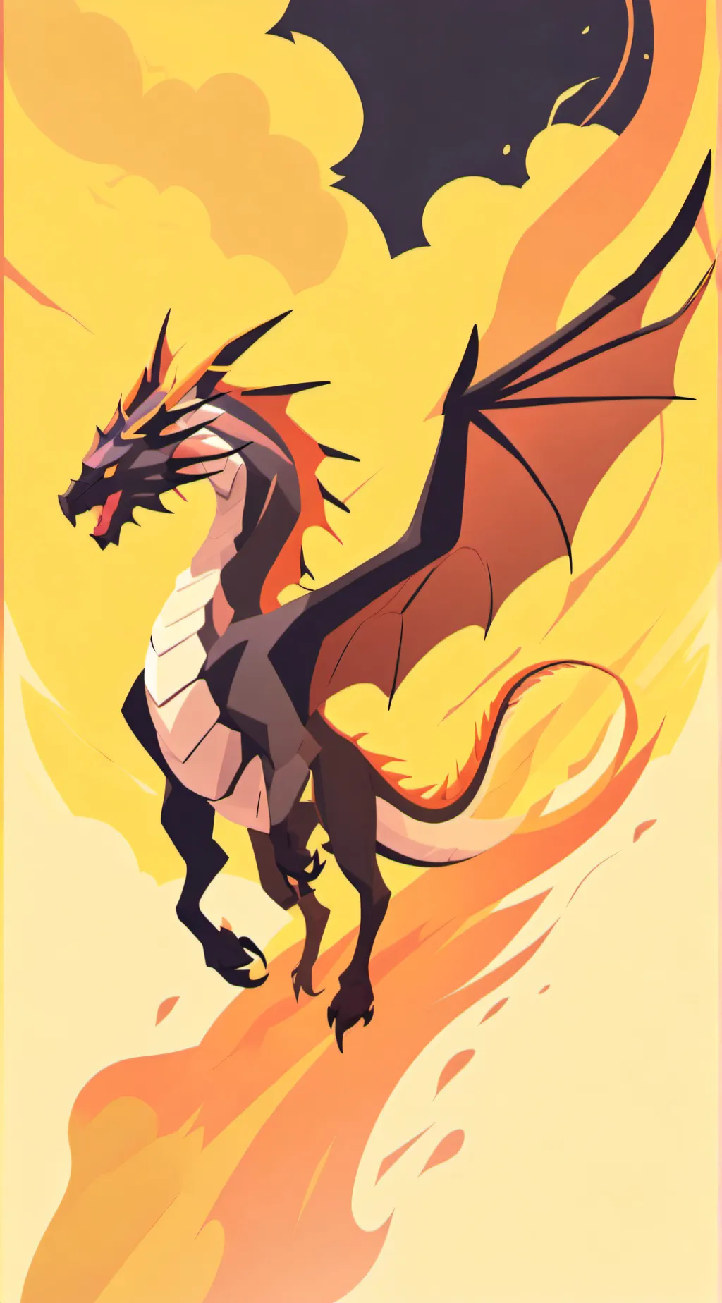 ai character: Wings of fire background