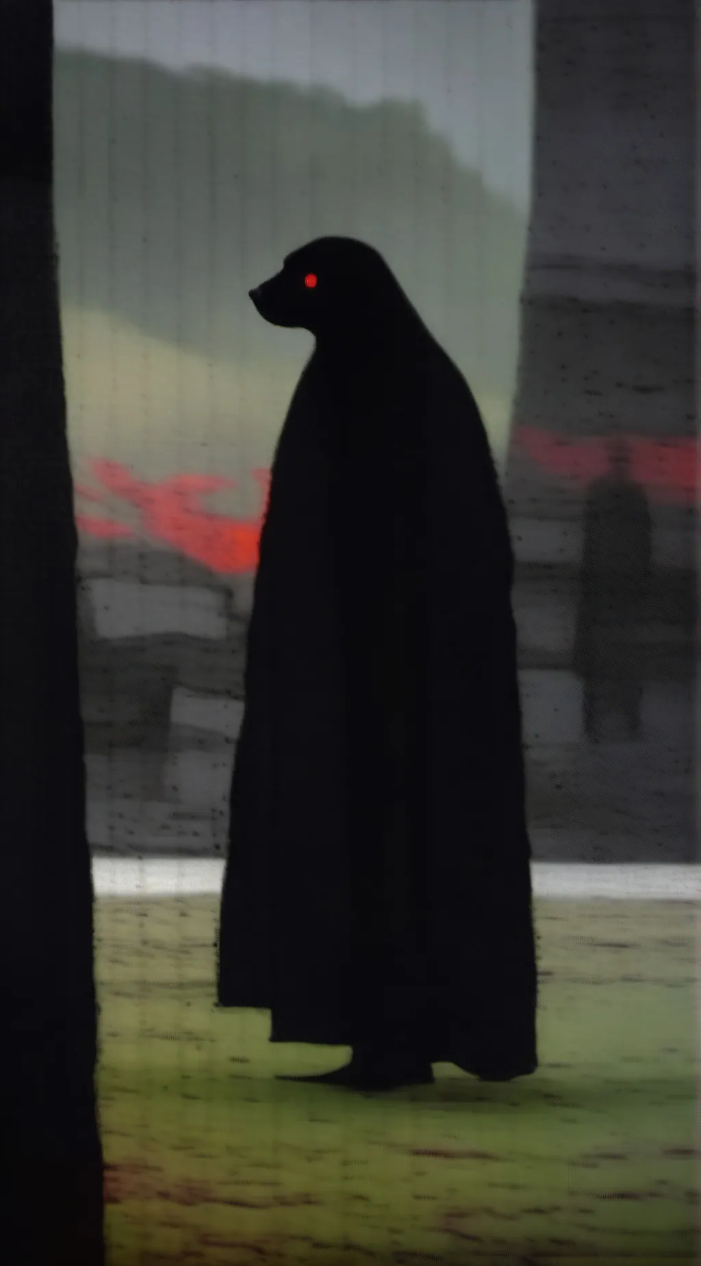 ai character: angry munchi background