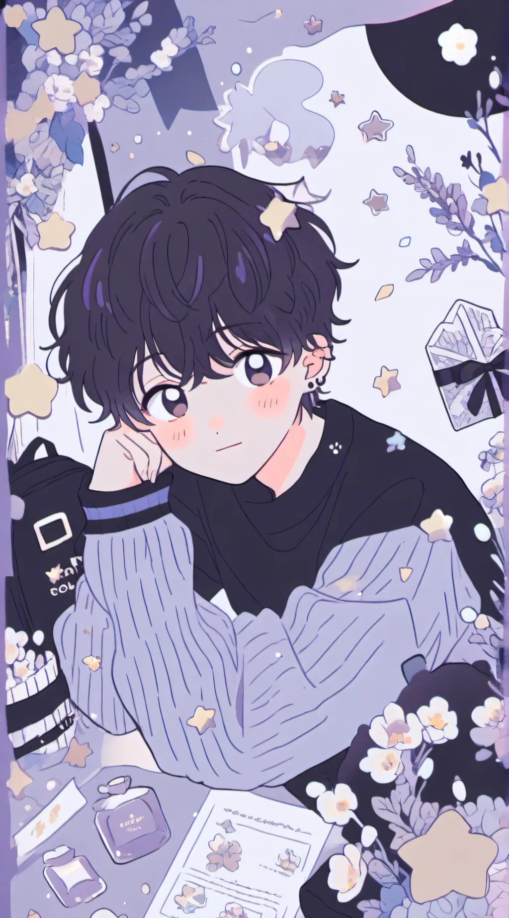 ai character: Xio  background