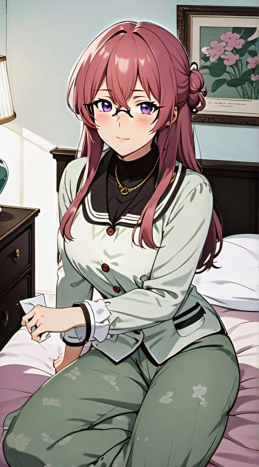 ai character: Eimi Inugami background