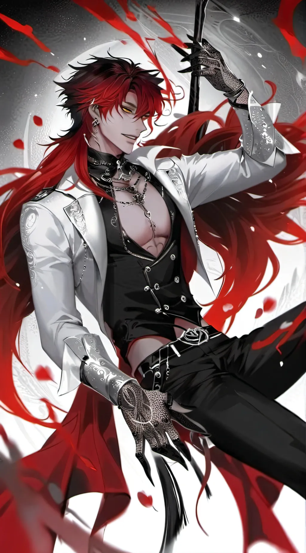 ai character: ❤️ Lucifer 🖤 background