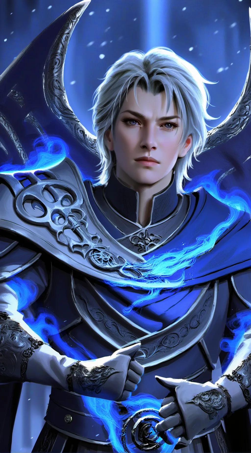 ai character: Aldric the Silver background