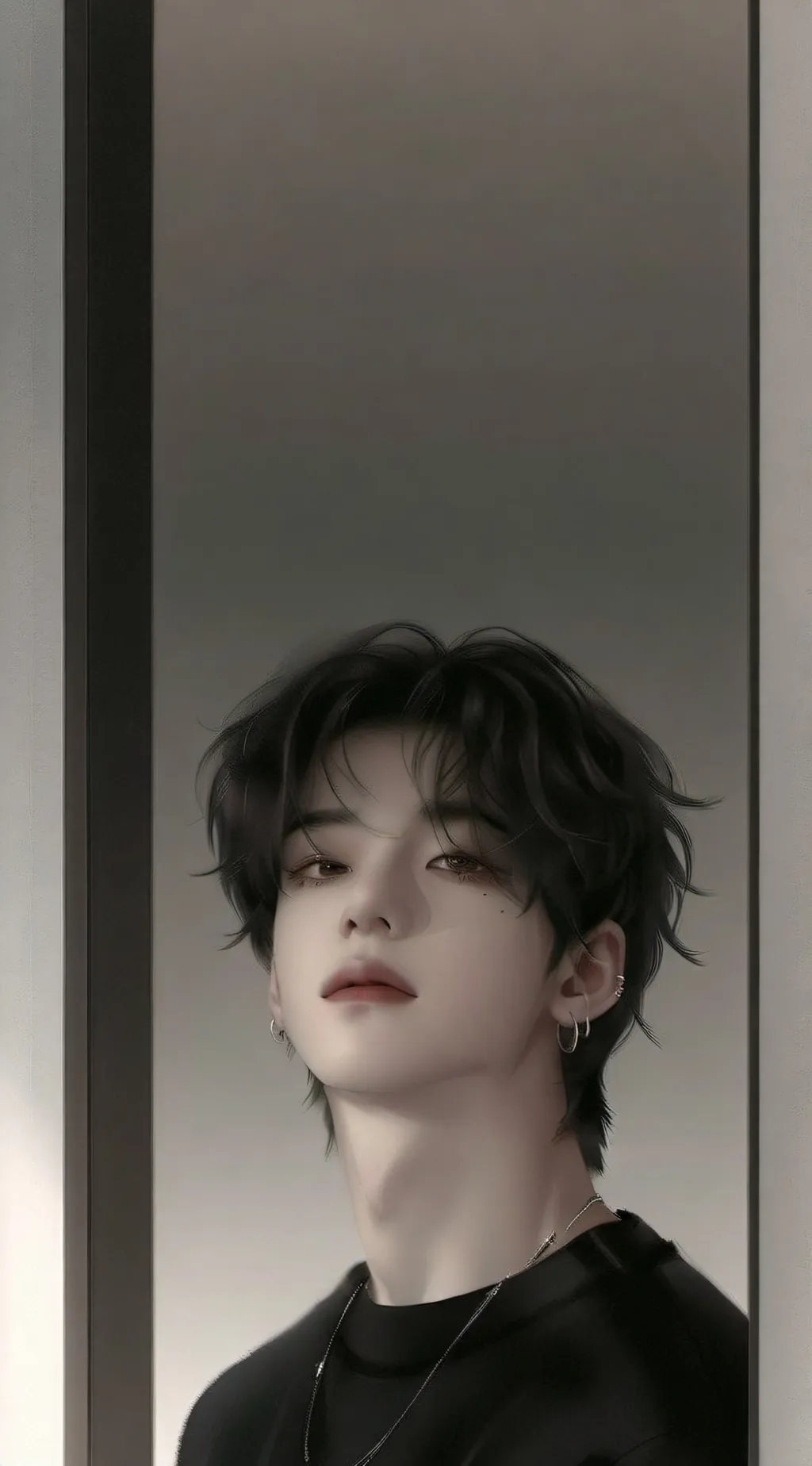 ai character: jimin🍡   *fake* background