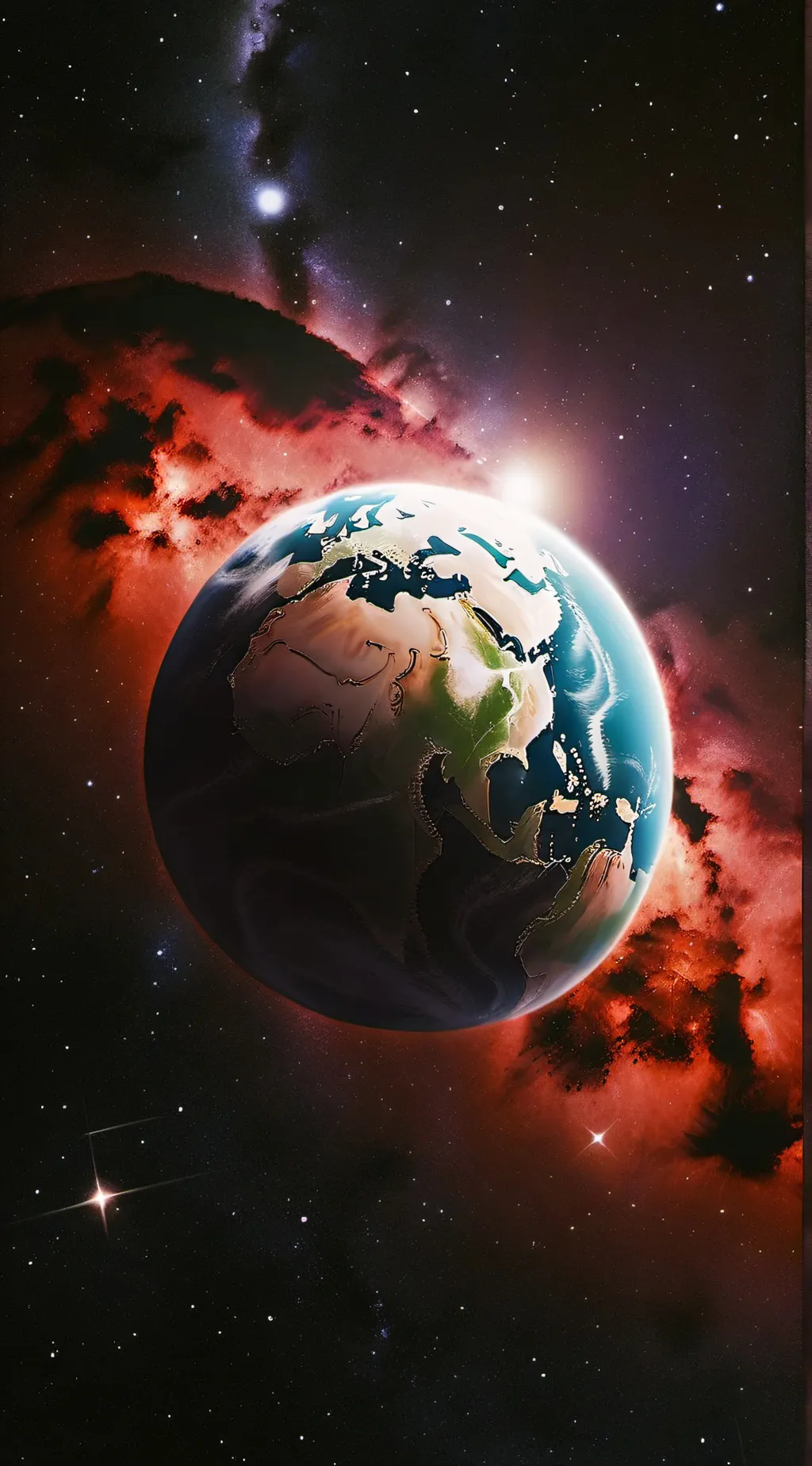 ai character: paper world background