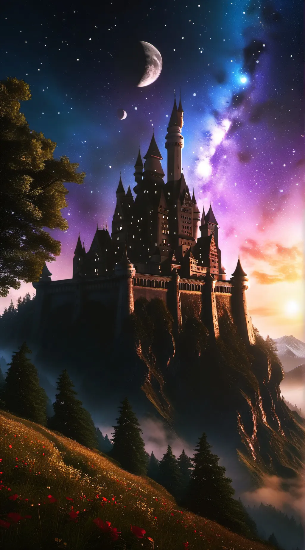 ai character: Hogwarts+jail background