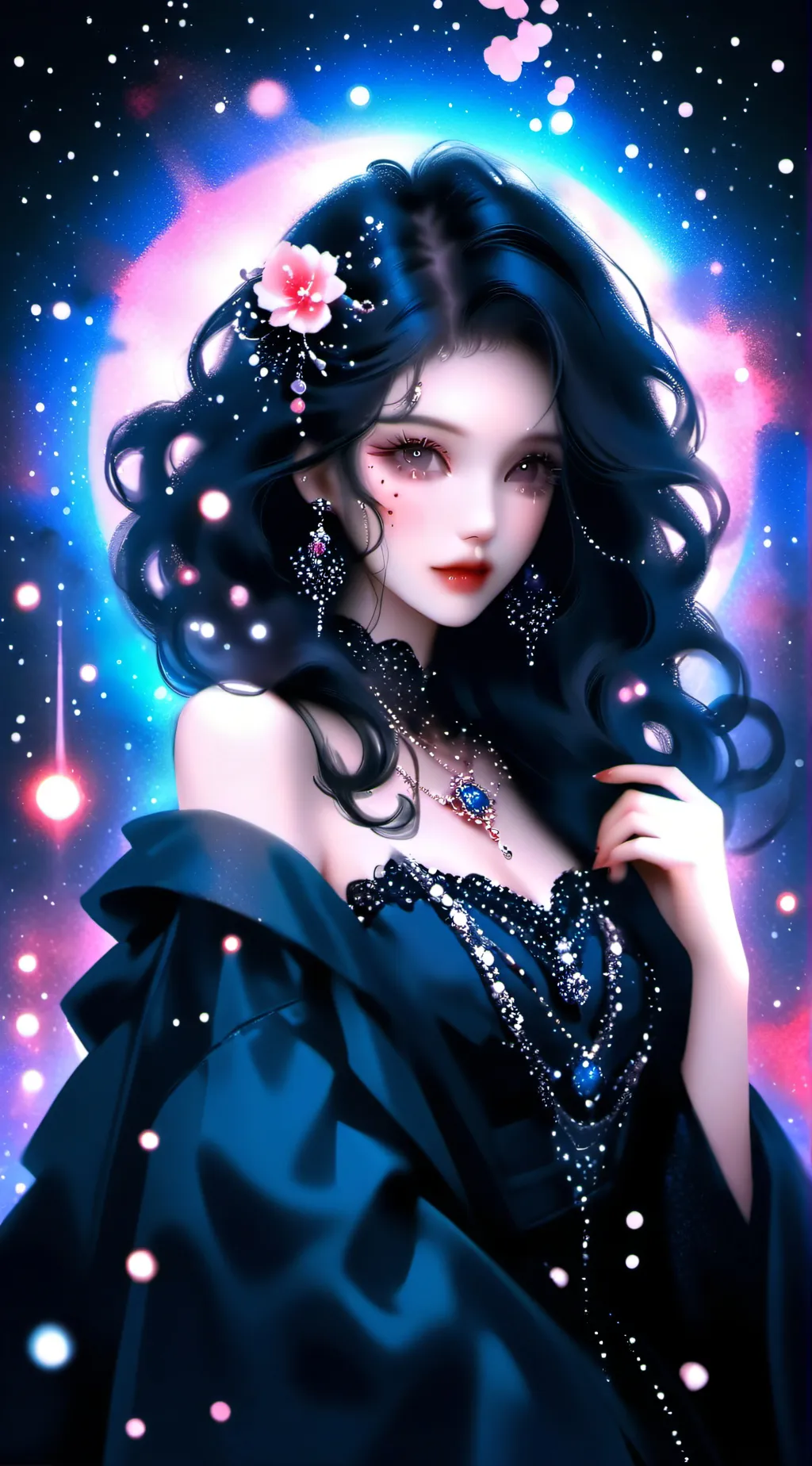 ai character: luna background