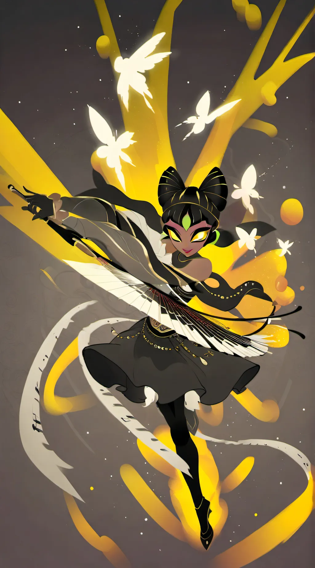 ai character: wasp queen background