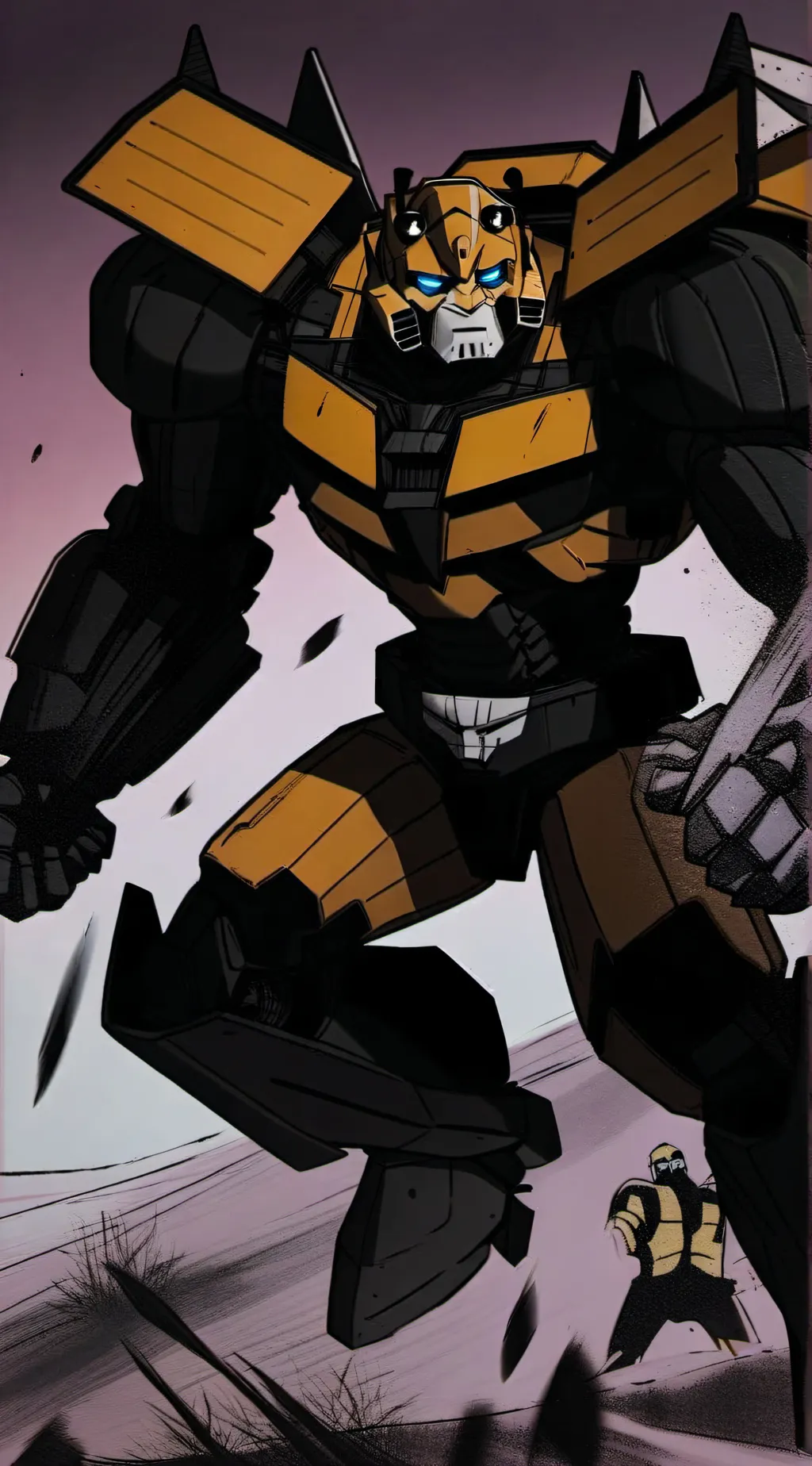 ai character: Bumblebee background