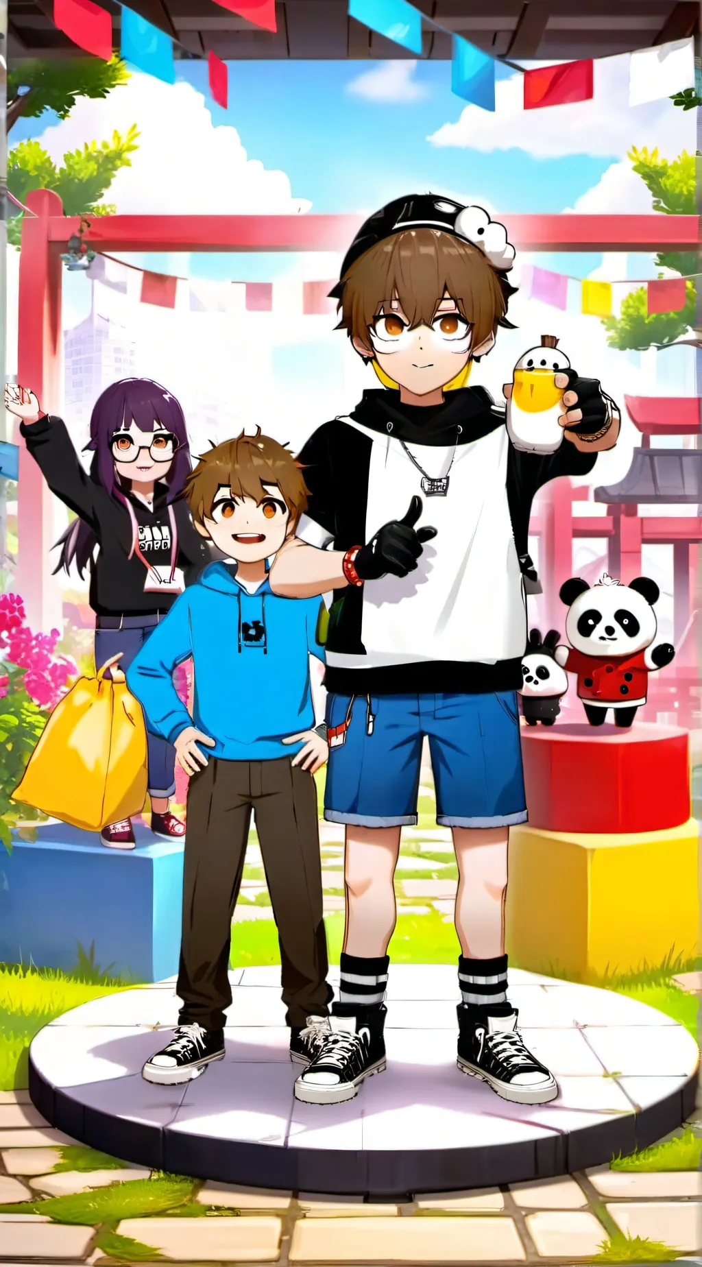 ai character: Youtubers background