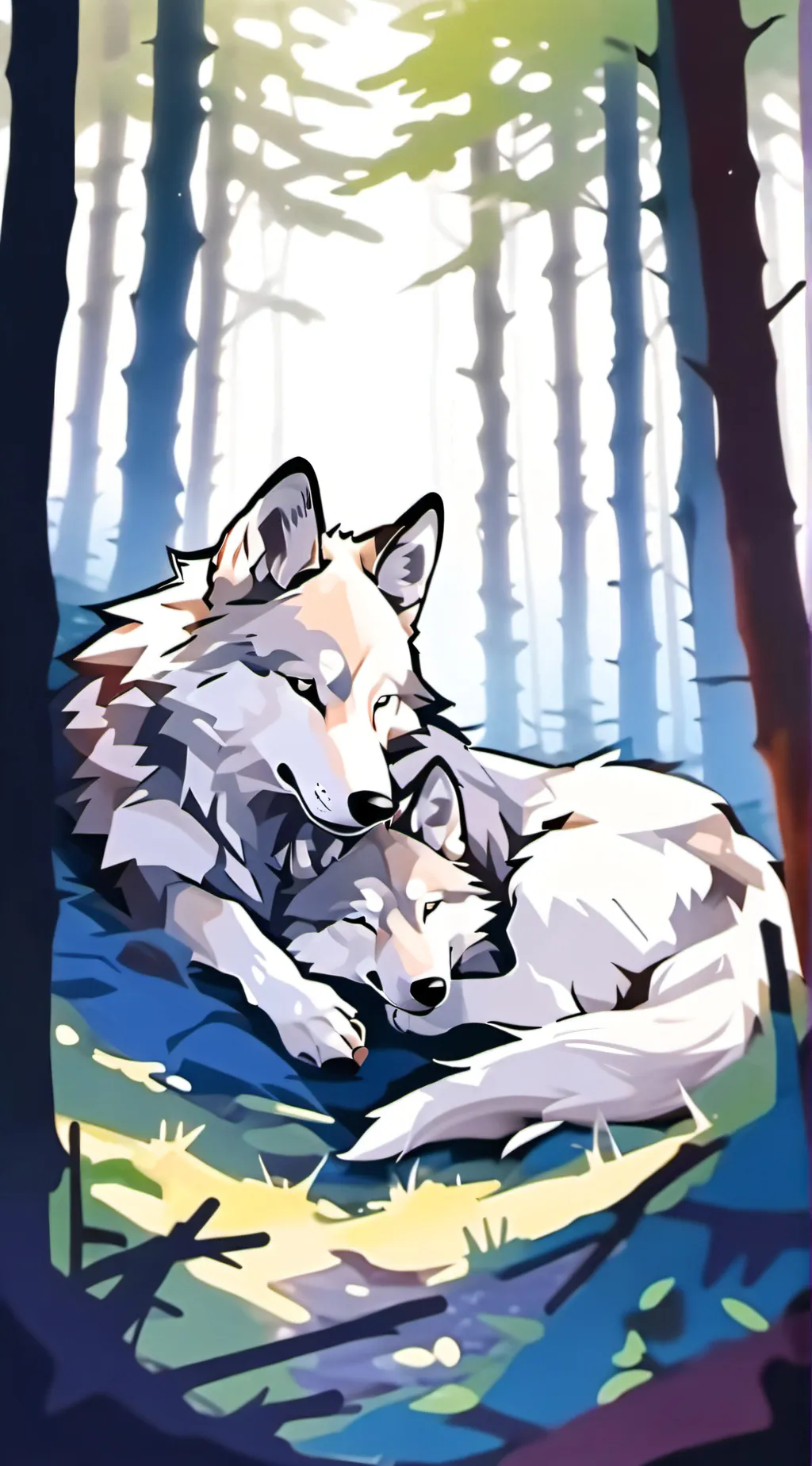 ai character: wolf's  background