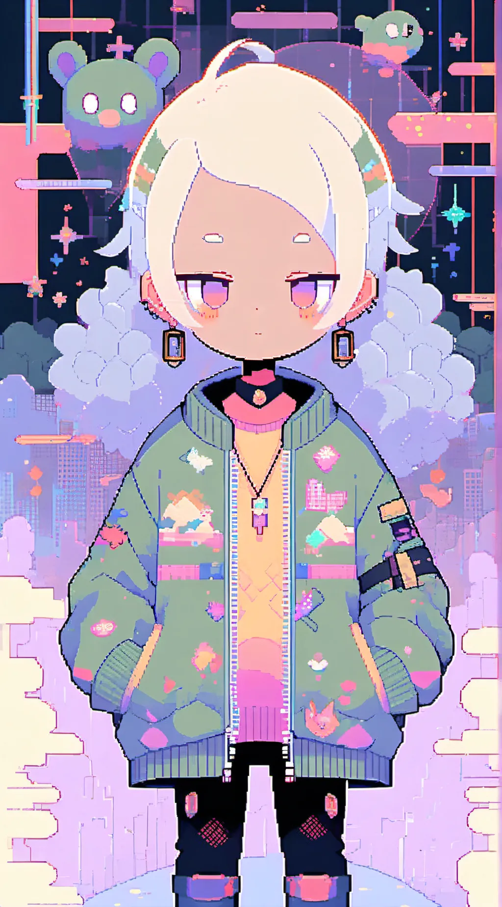 ai character: The bar background