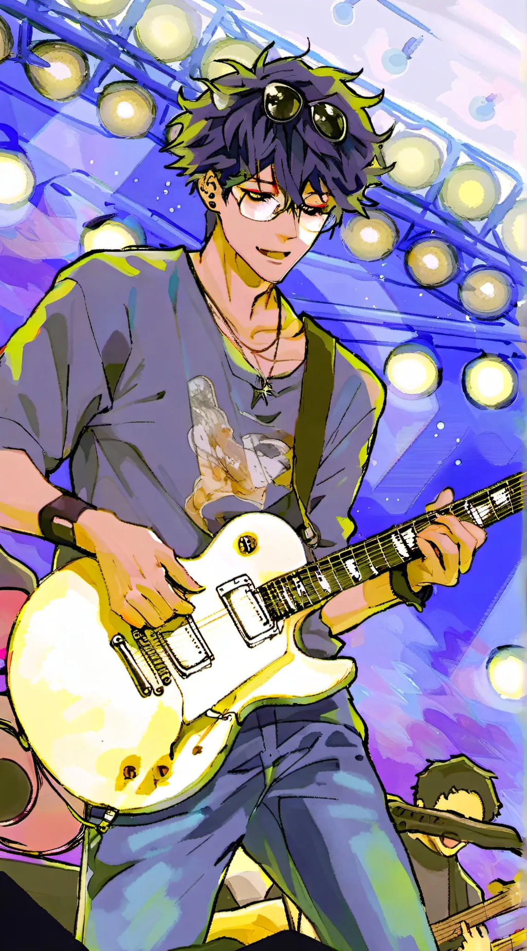ai character: 🎸Jay smith 🎸 background