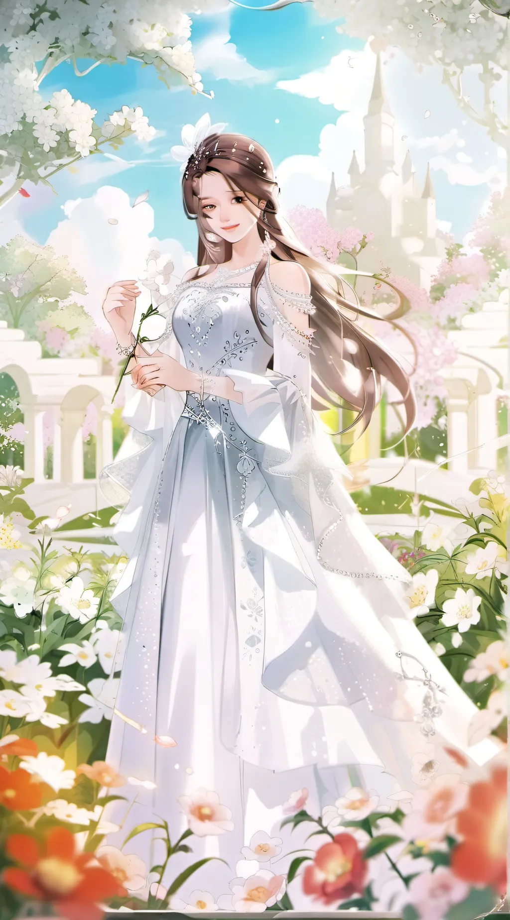 ai character: Aurora background