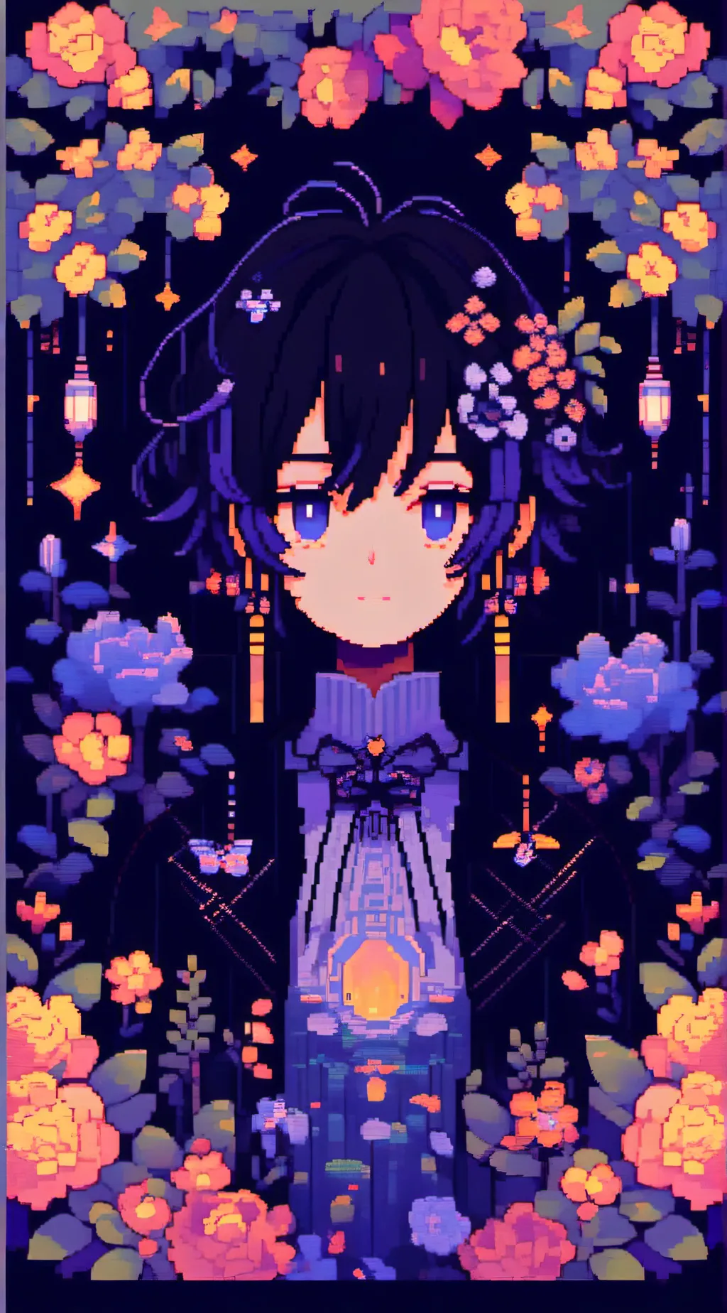 ai character: MAH camping background