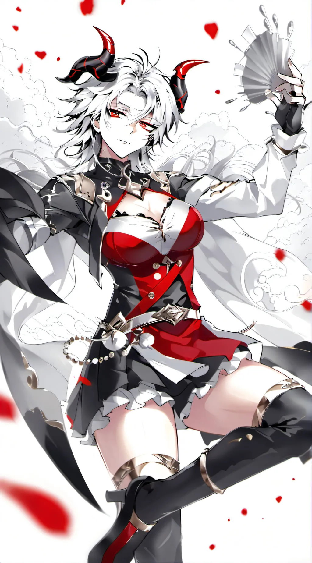 ai character: Female Sukuna  background