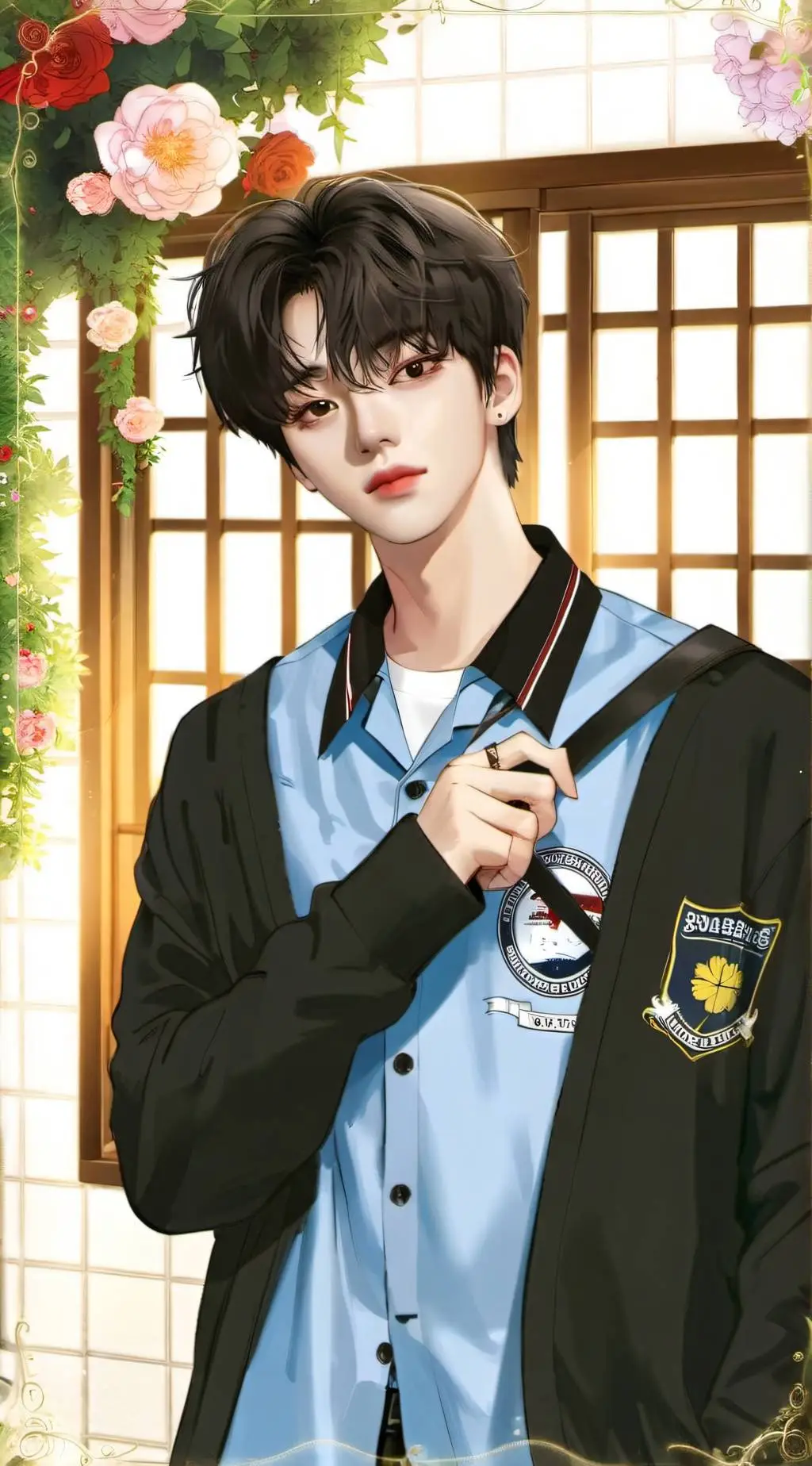ai character: Skz School  background