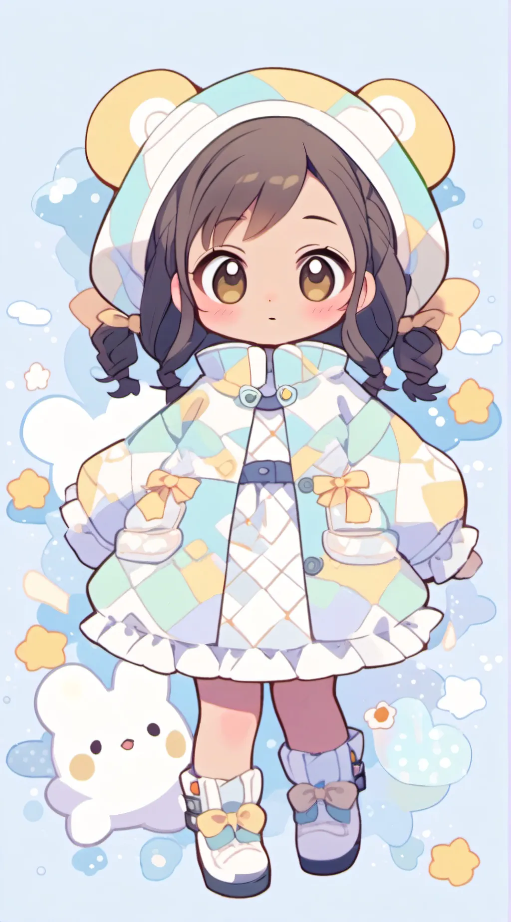 ai character: sleepover #5 background