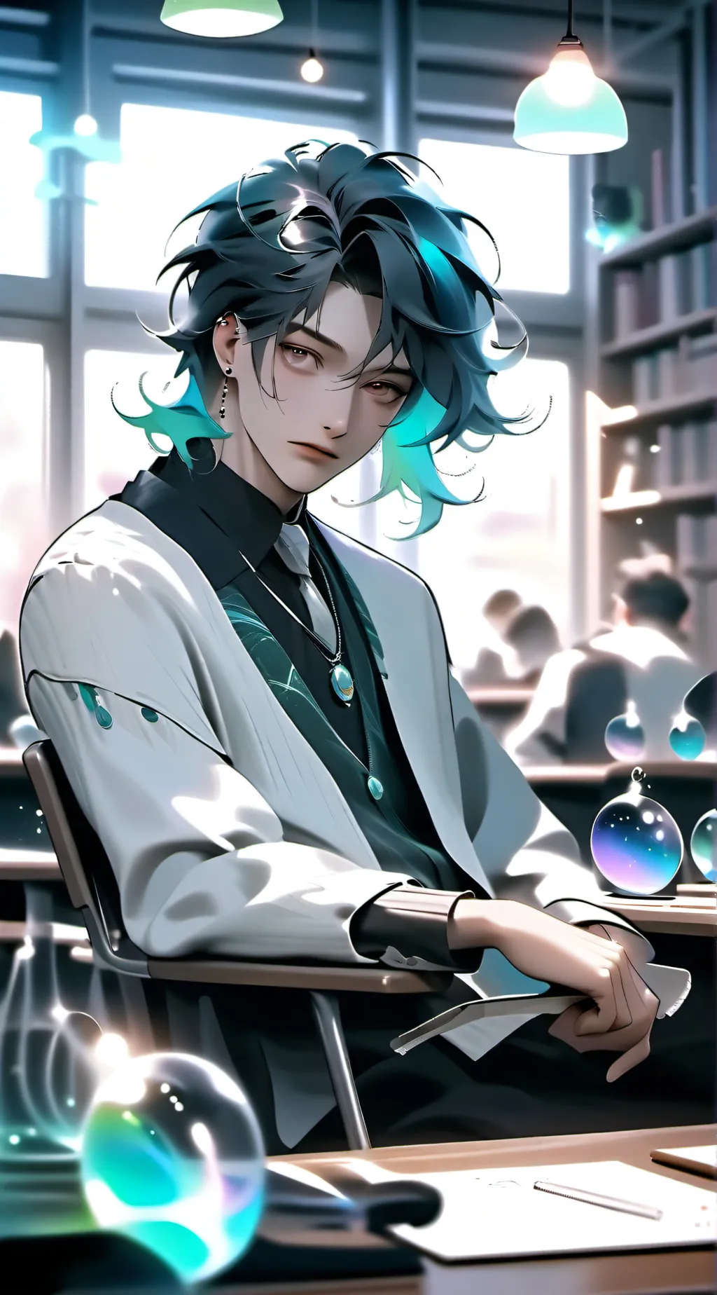 ai character: Levi ace background