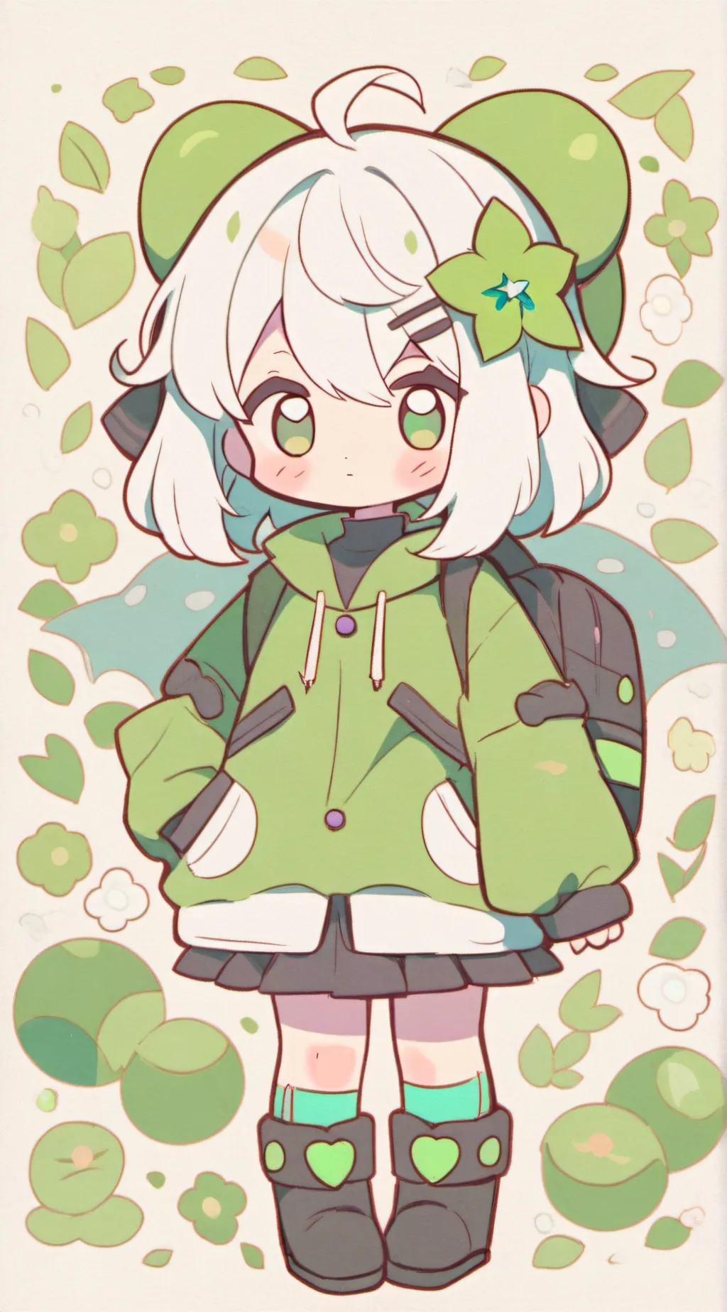 ai character: mha class A1 background