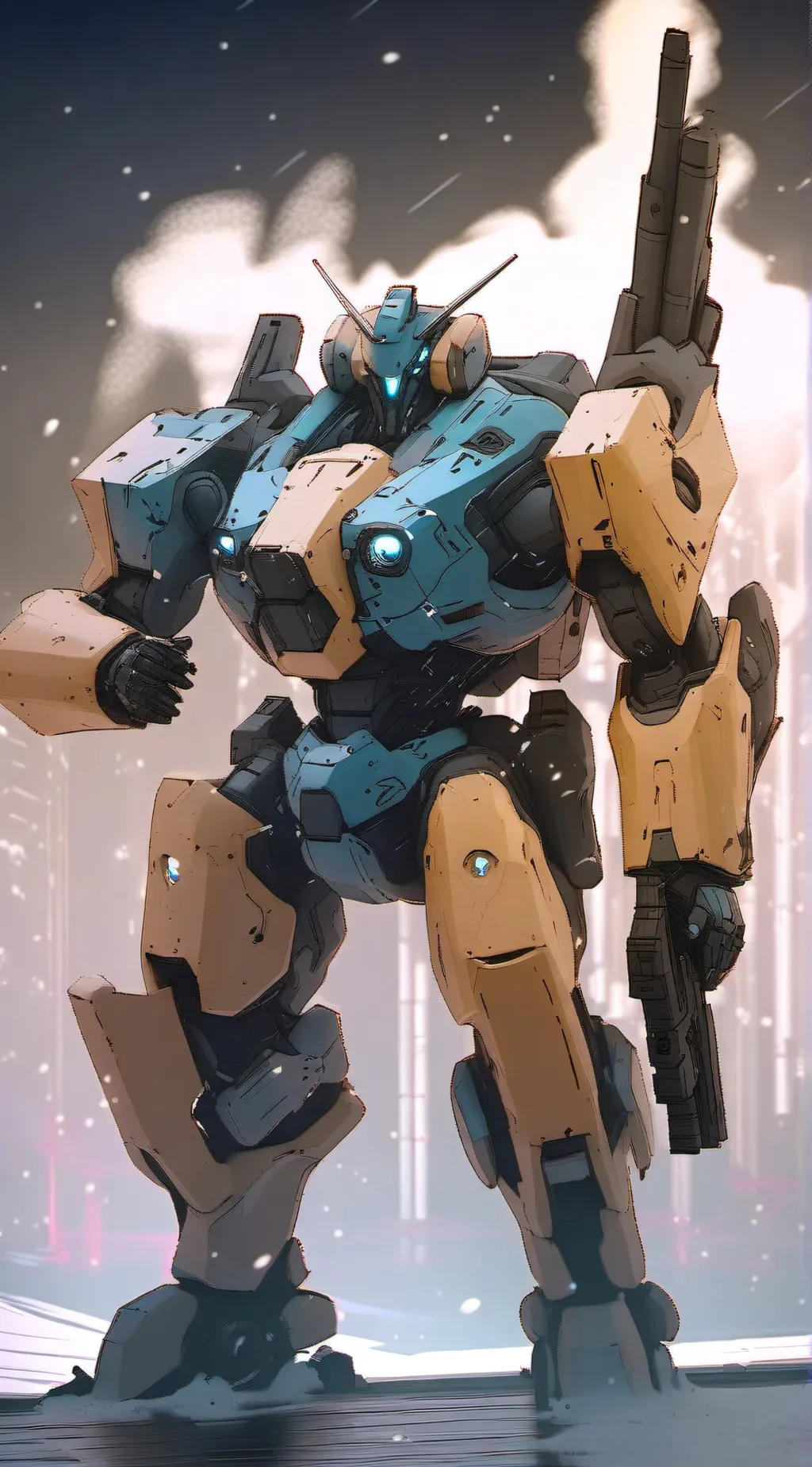 ai character: Make a titan background