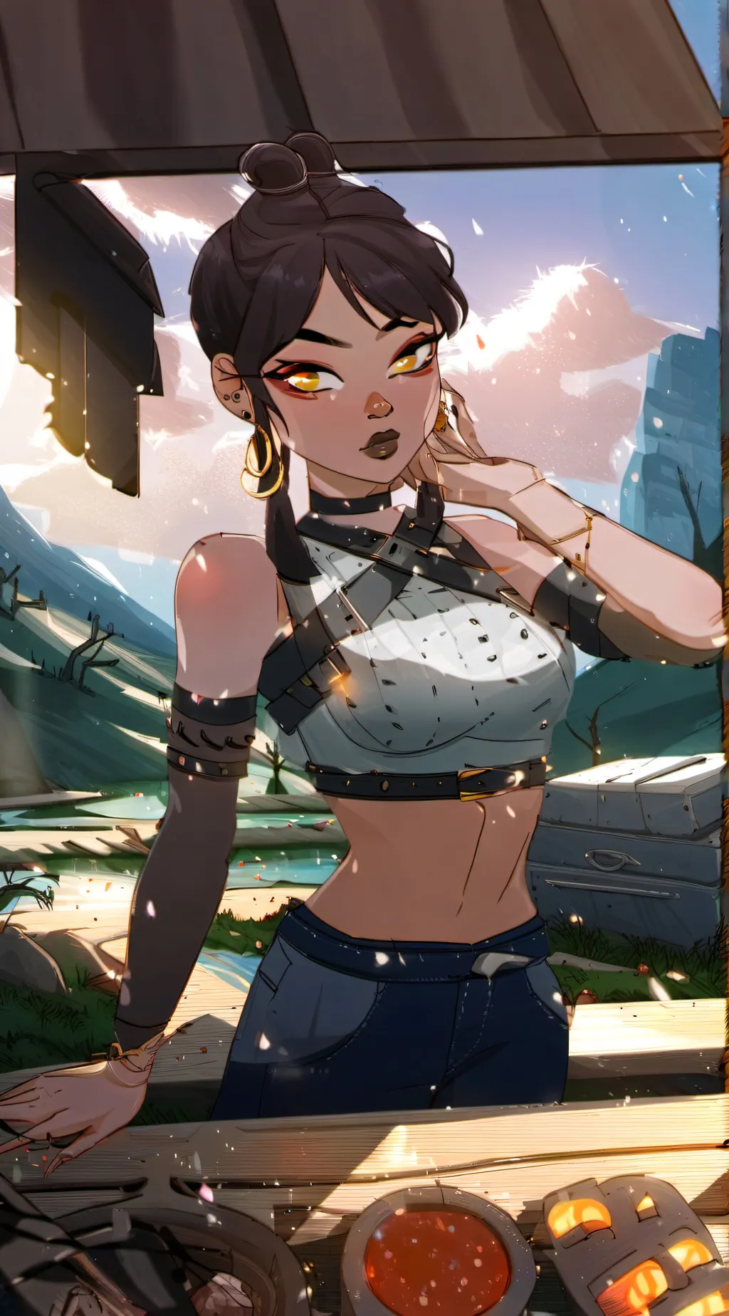 ai character: Ayana background