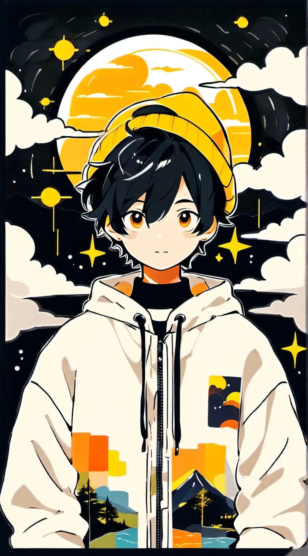 ai character: August Liddell  background