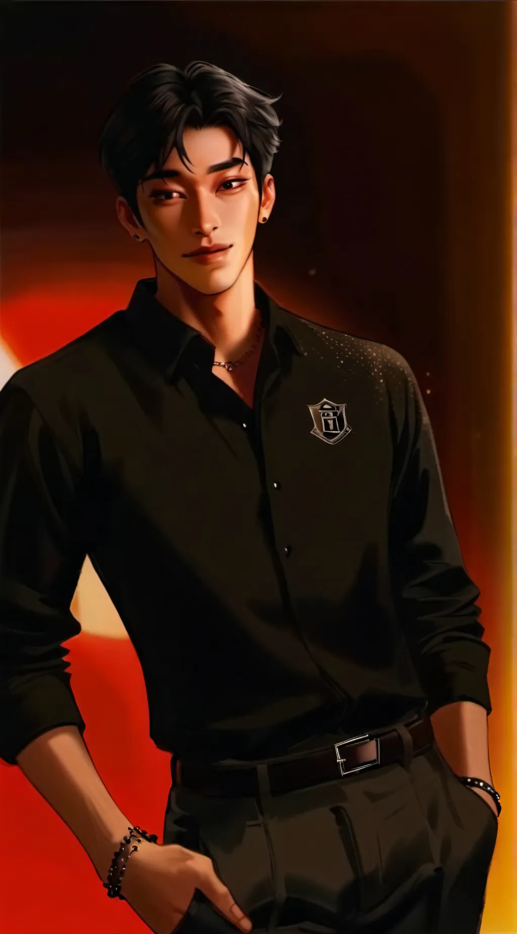 ai character: Ken Sato  background