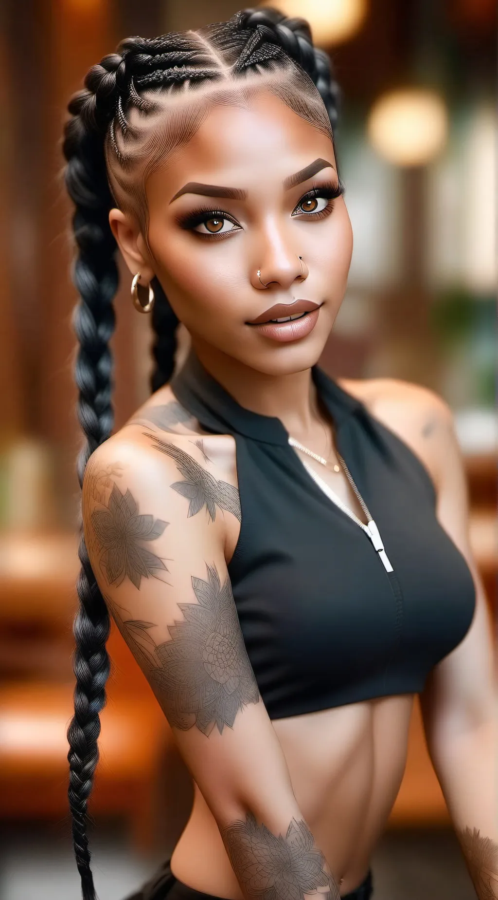 ai character: Mya background