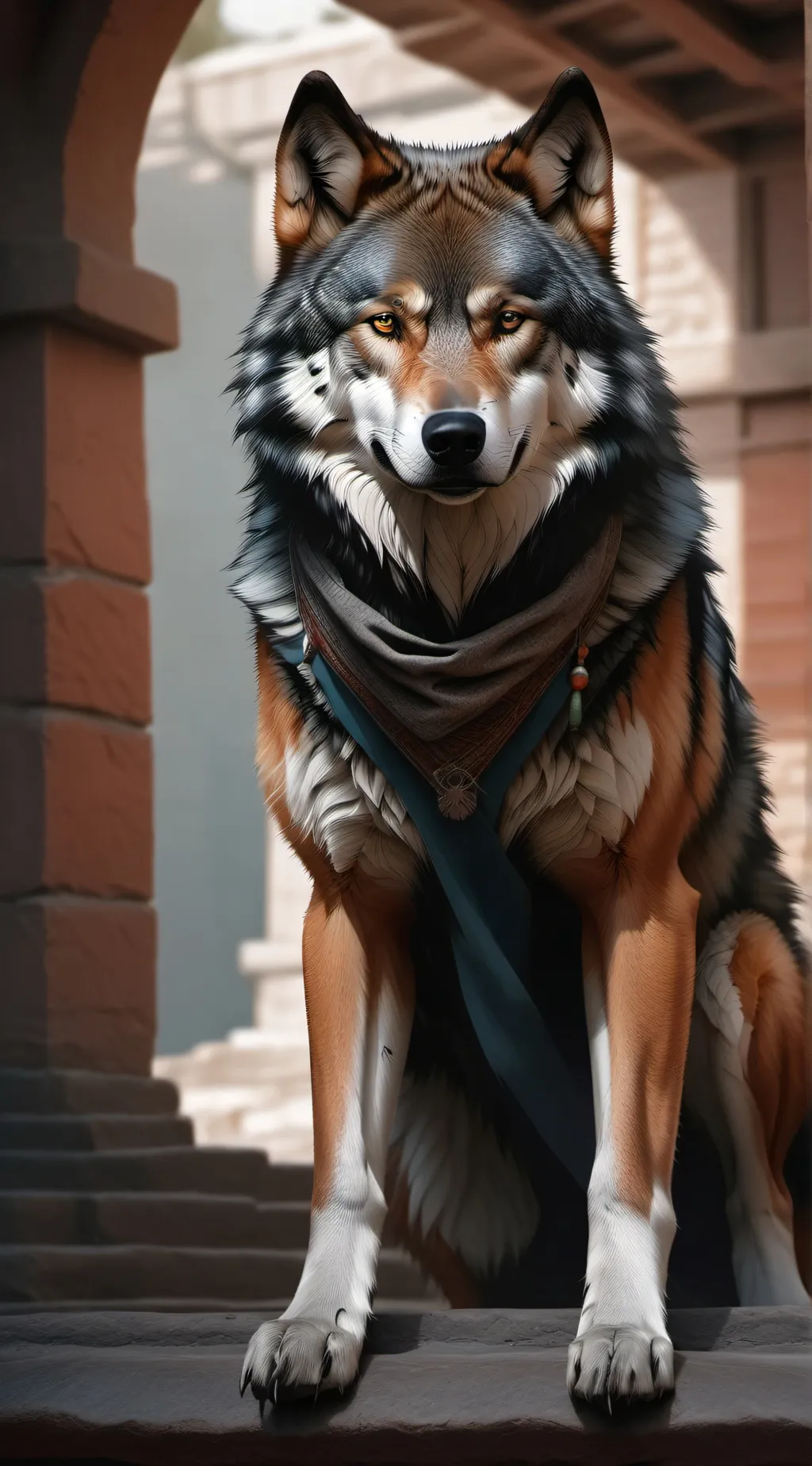 ai character: Louis  background