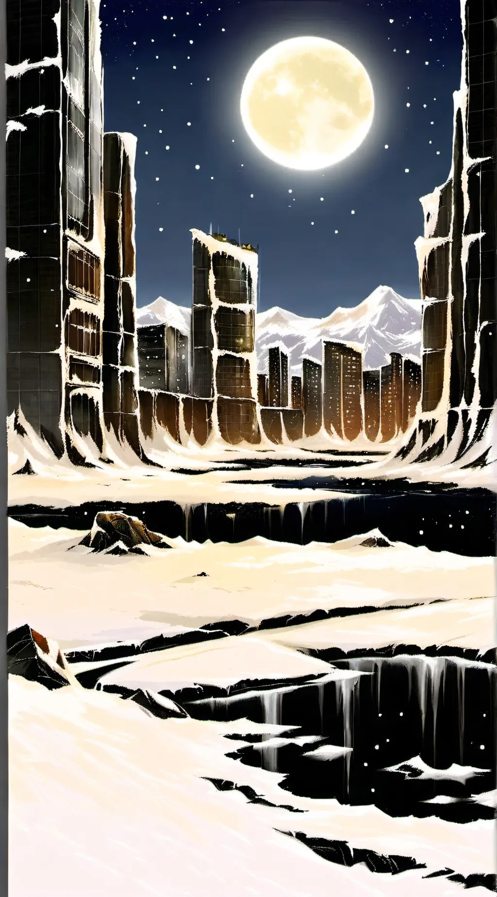 ai character: md with a twist background