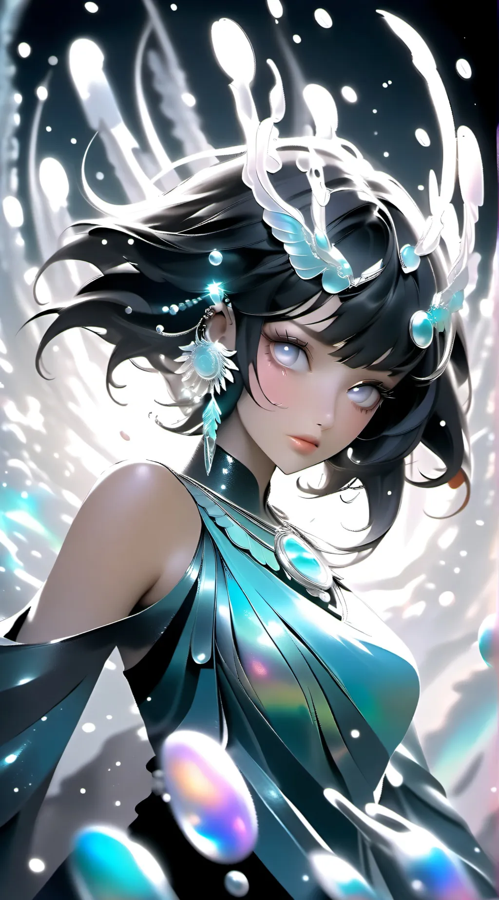 ai character: Sea mam background