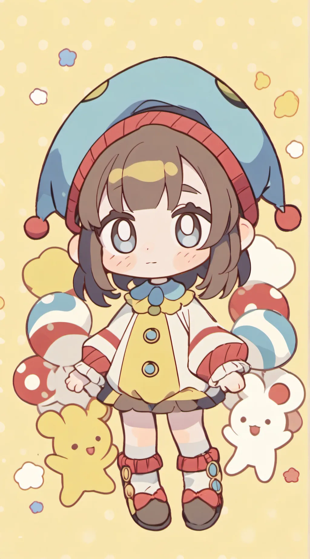 ai character: Pomni background