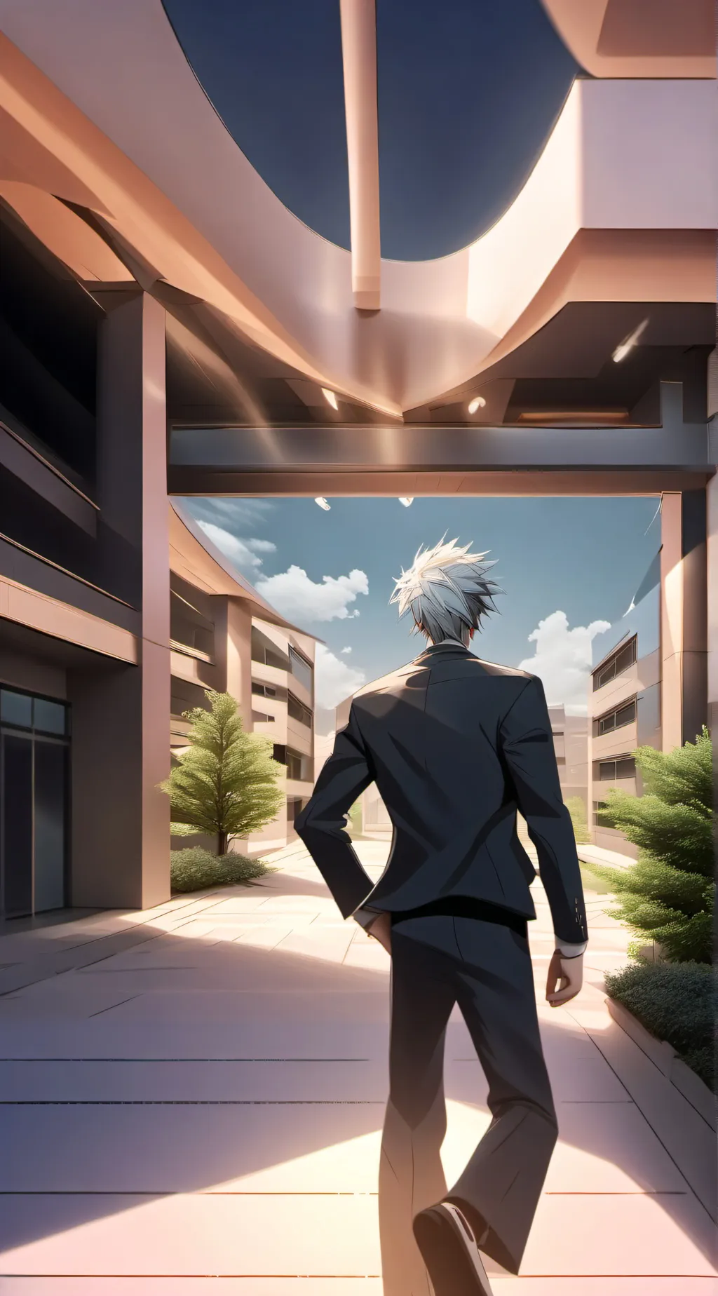 ai character: MHA Middle School  background