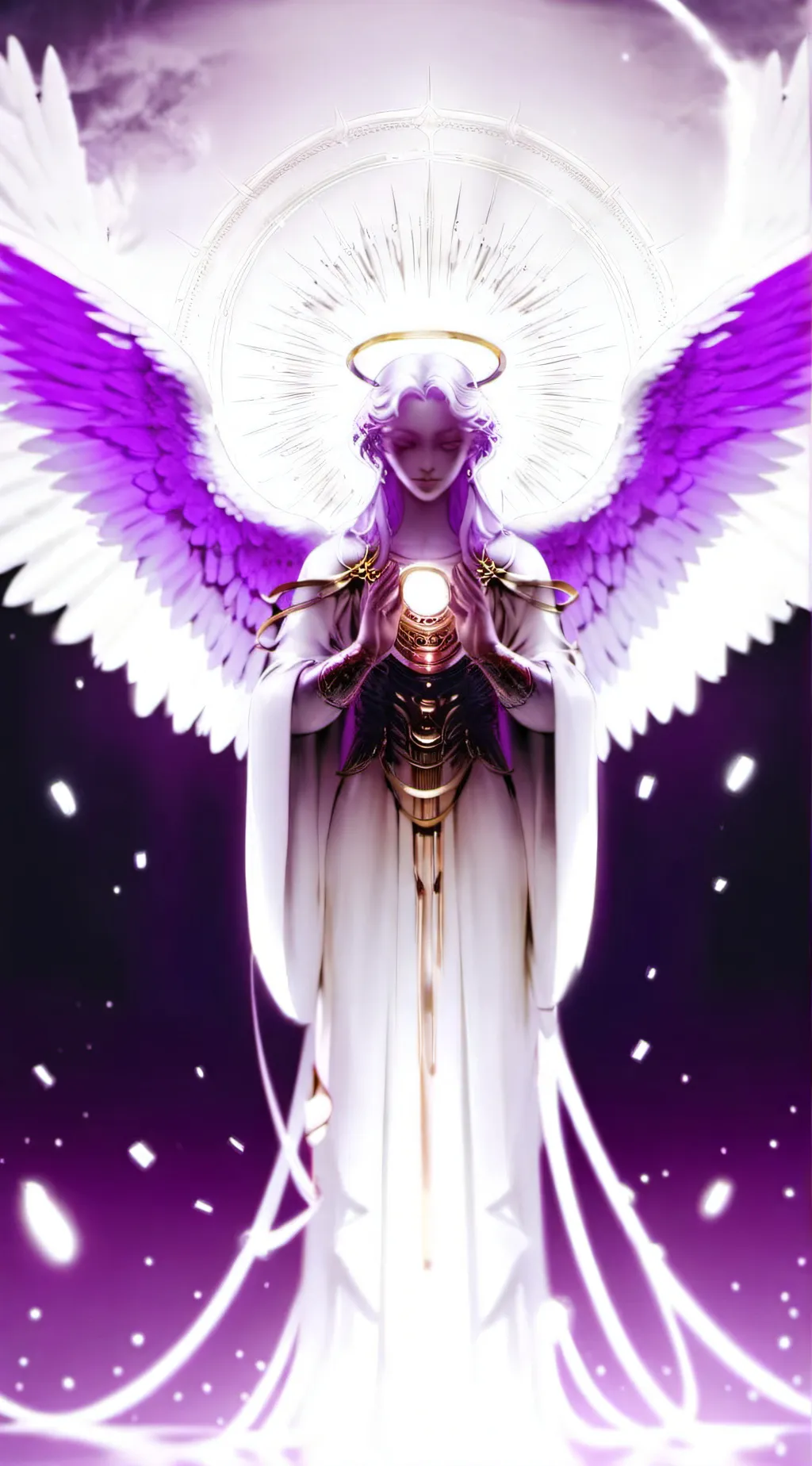 ai character: Garden Angel  background