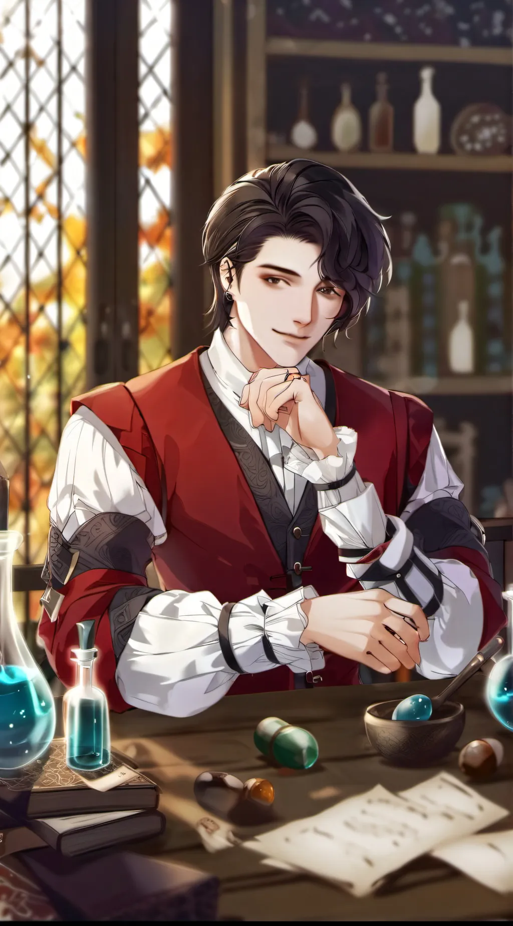 ai character: Charles background