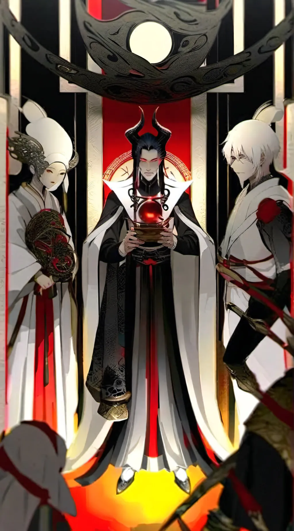 ai character: les piliers background