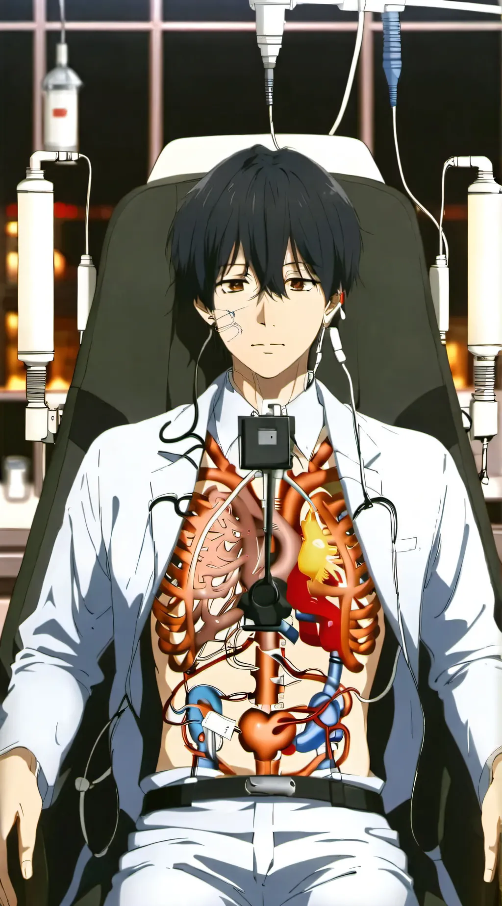 ai character: Adam  background