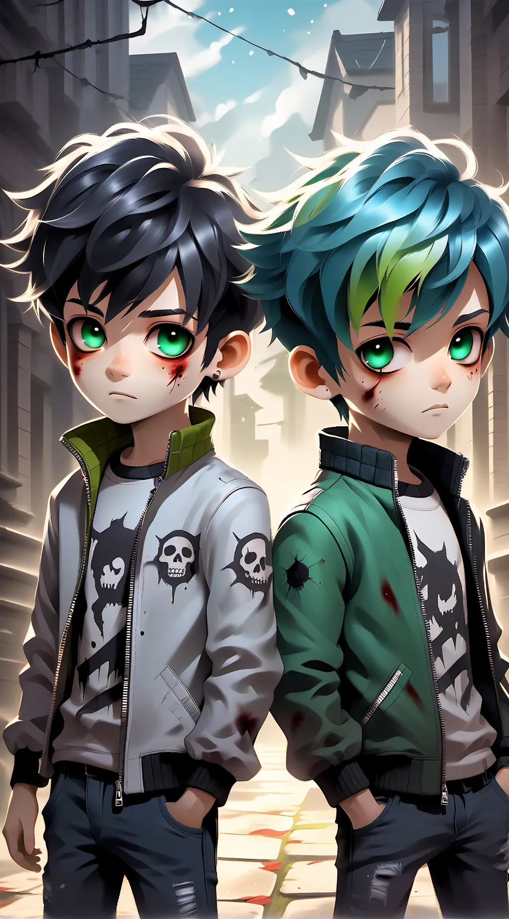 ai character: Kai & Jax background