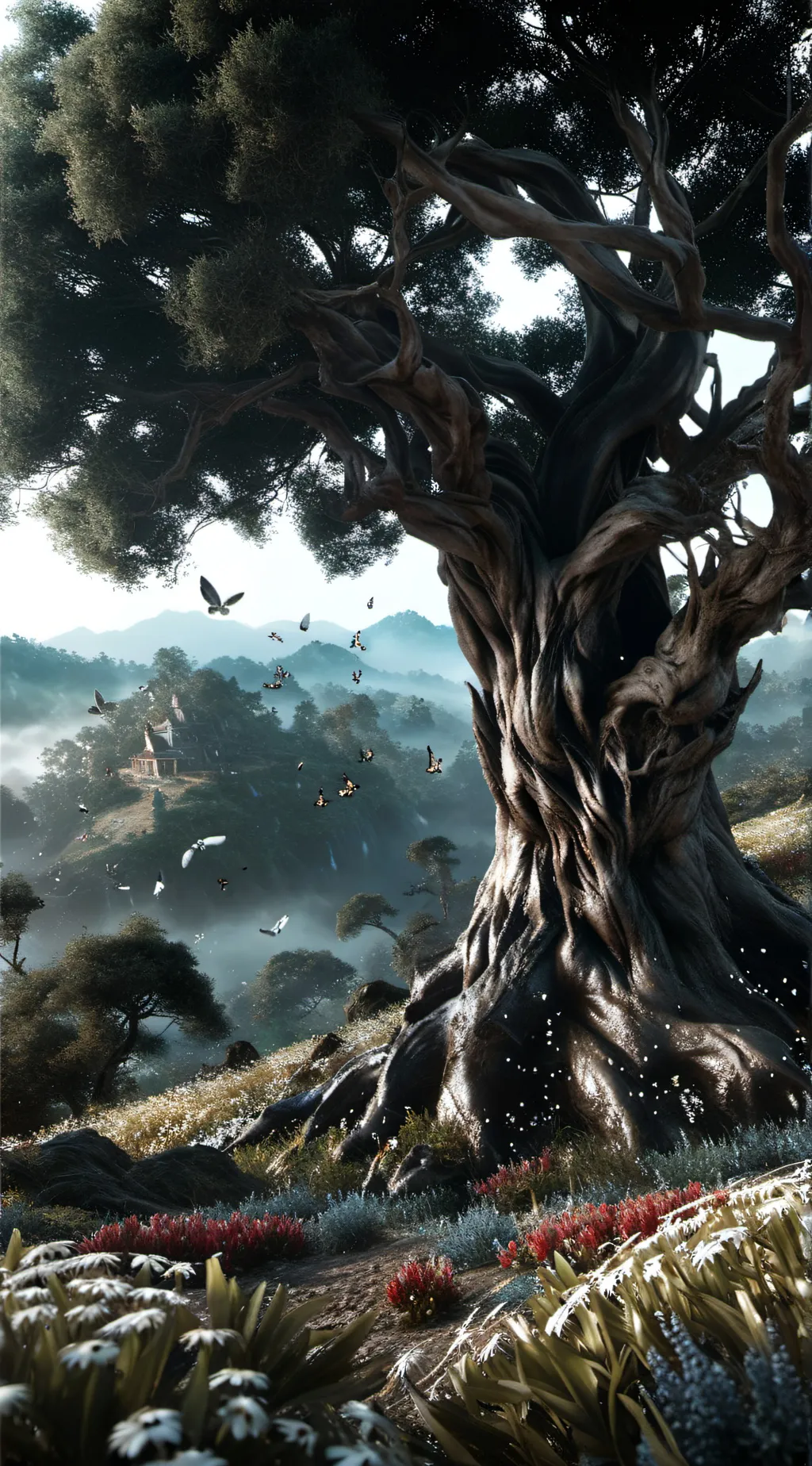 ai character: be at peace. background